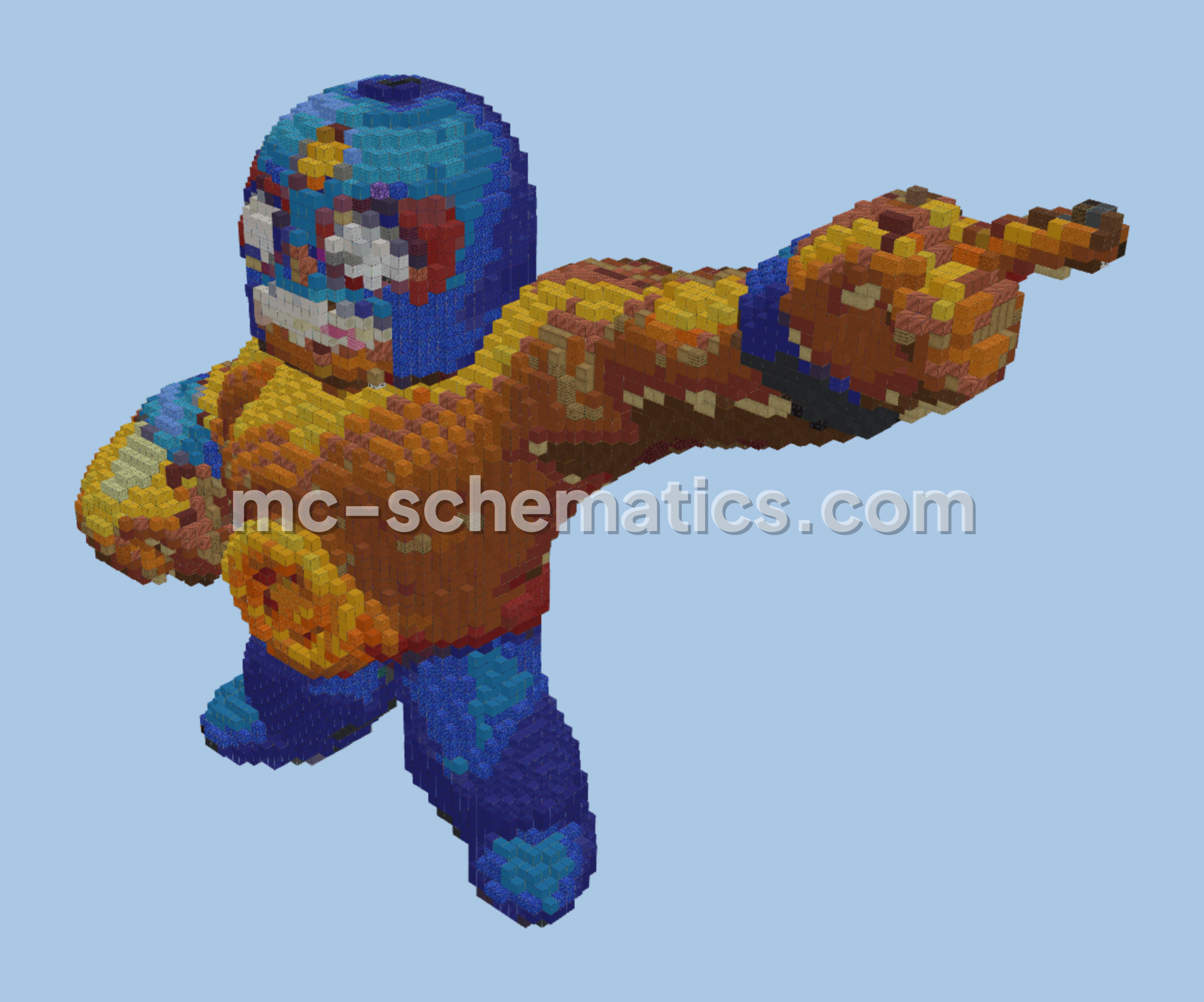 El Primo Statue Minecraft schematic preview