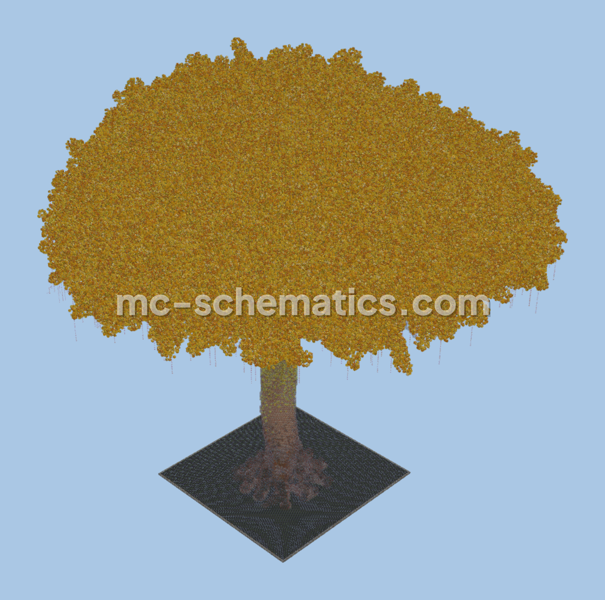 Elden Ring Yggdrasil Tree Minecraft schematic preview