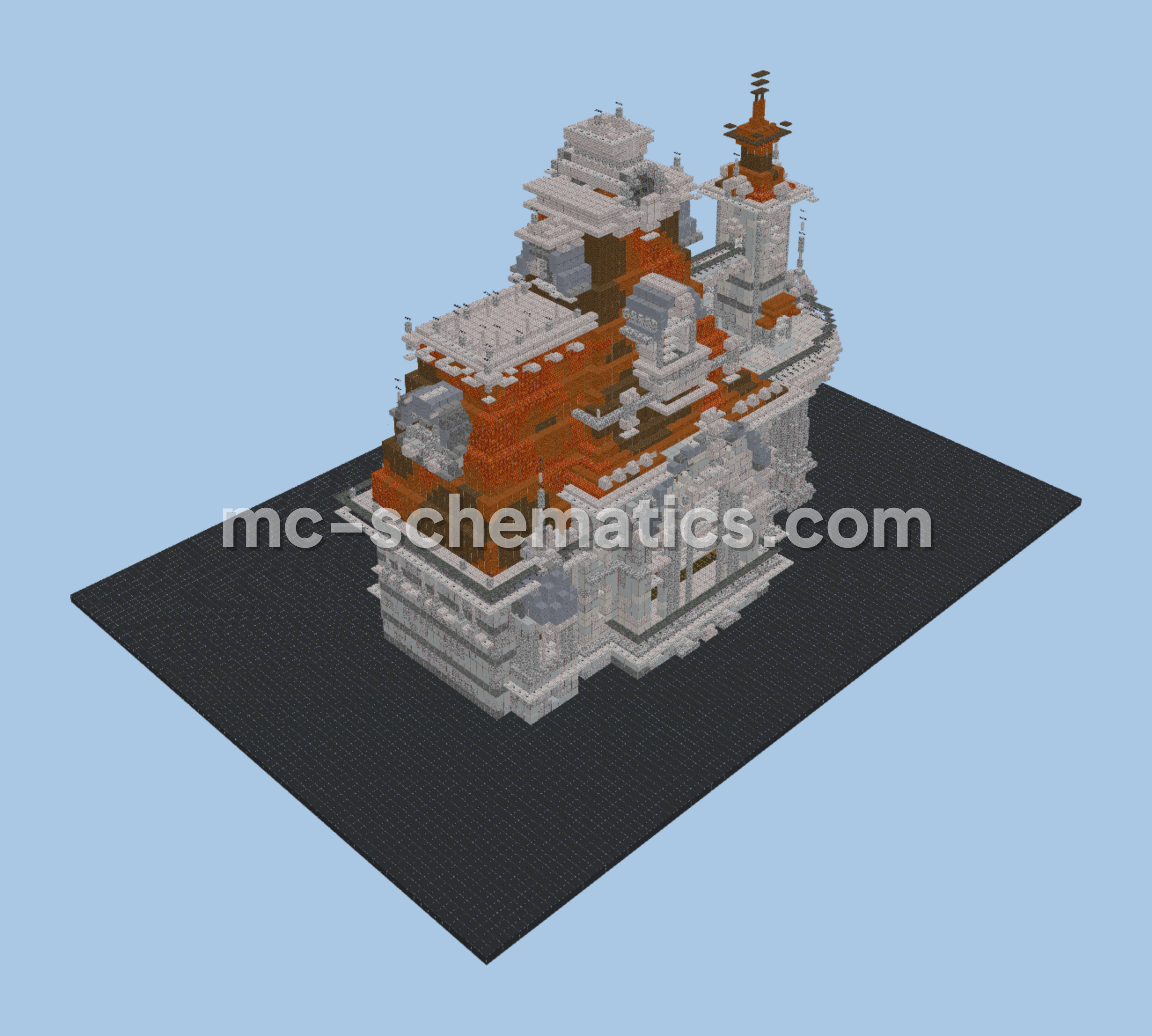 Eldwyn Library Structure Minecraft schematic preview