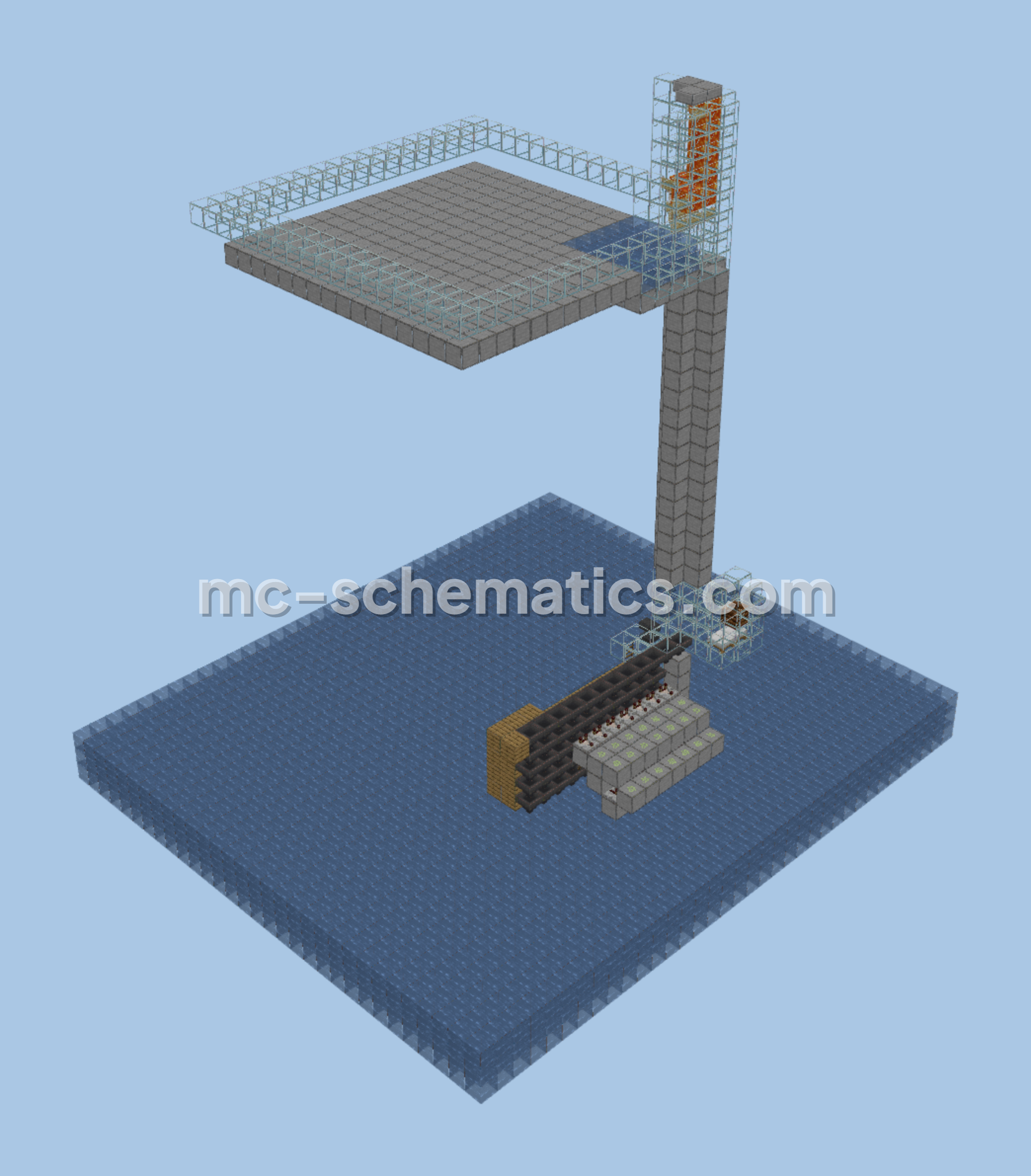 Emeralds Totems Redstone Farm Minecraft schematic