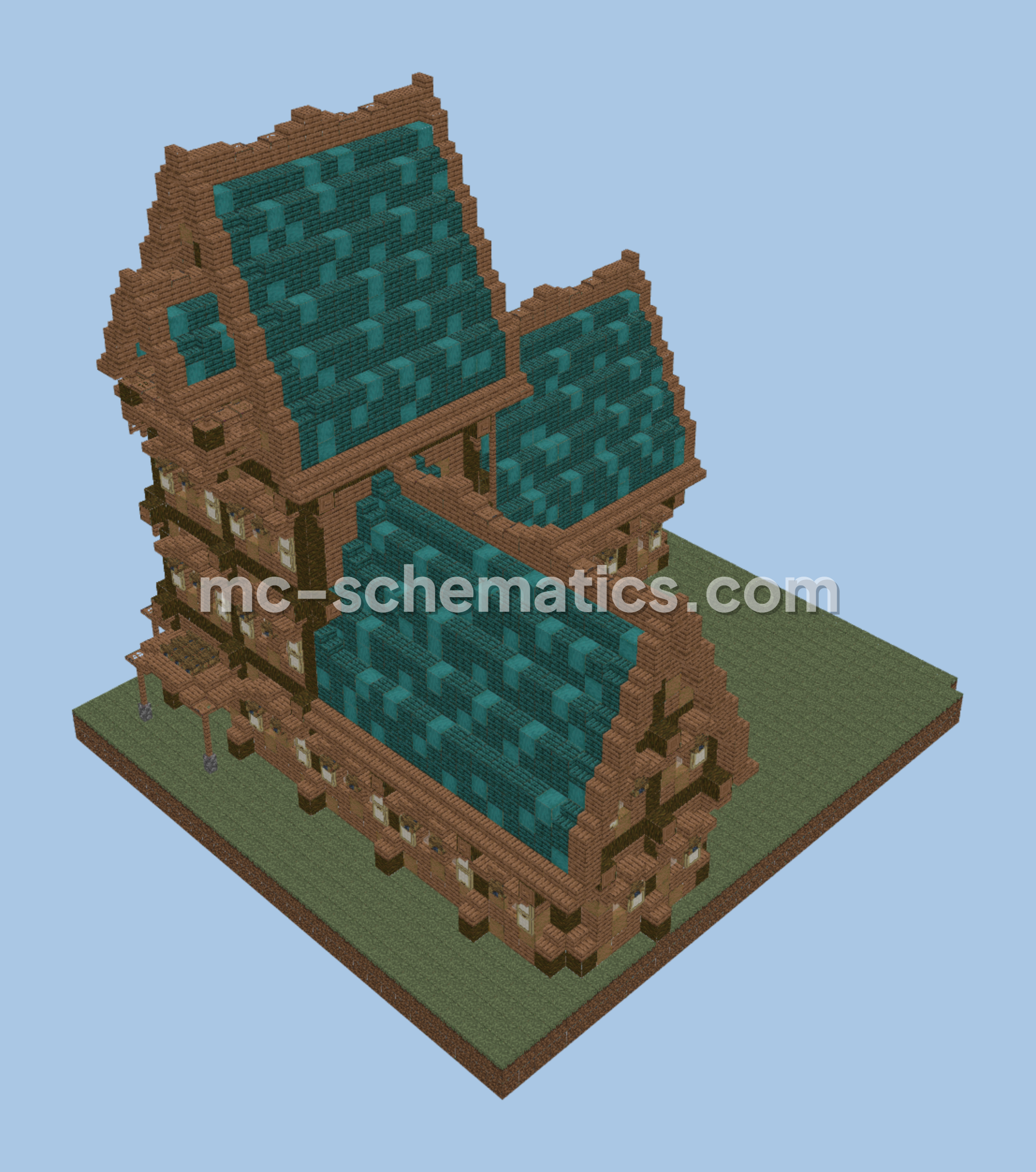 Enchanted Fantasy Dwelling Minecraft schematic preview