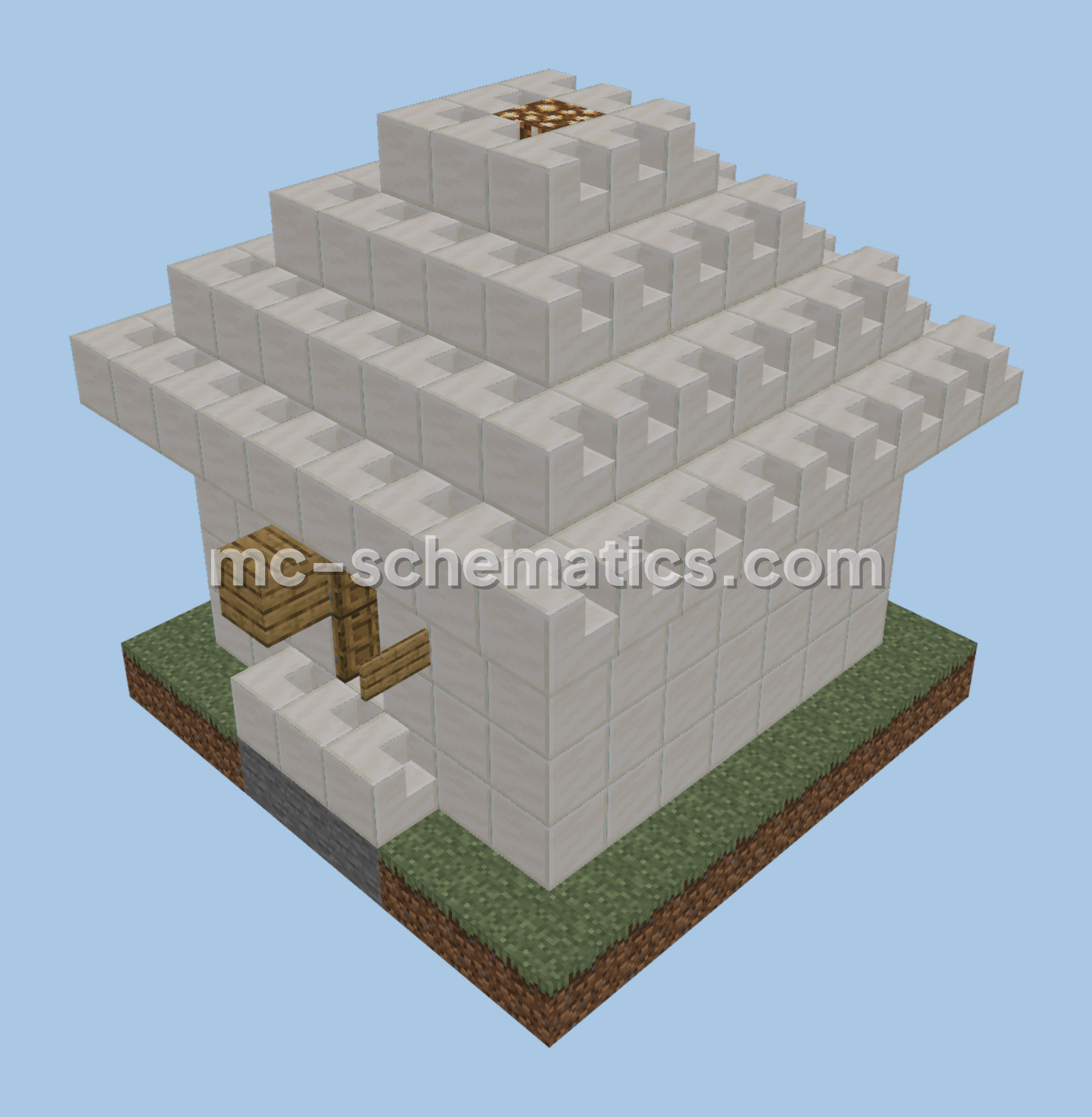 Enchanting Room Design Minecraft schematic preview