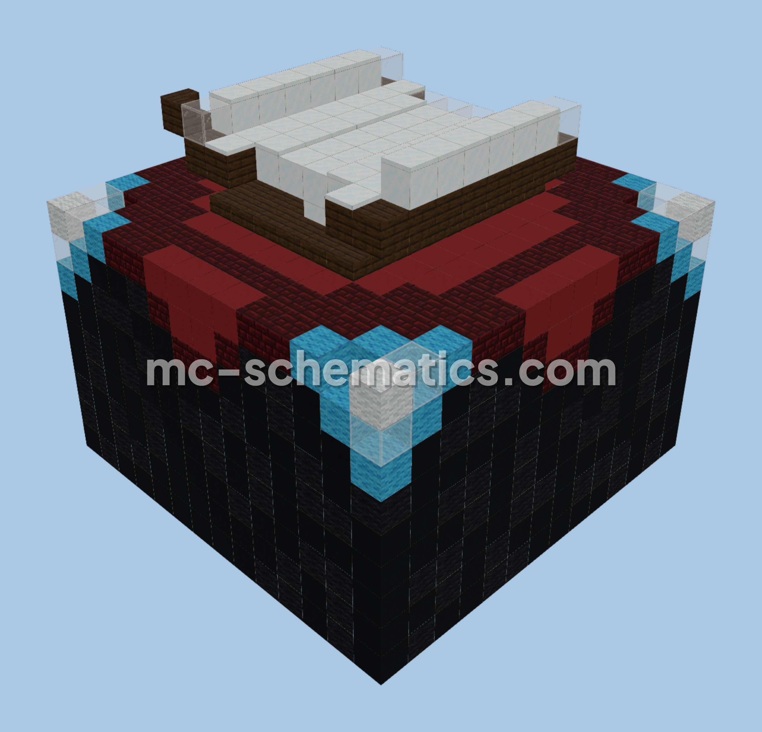 Enchanting Table Statue Build Minecraft schematic preview