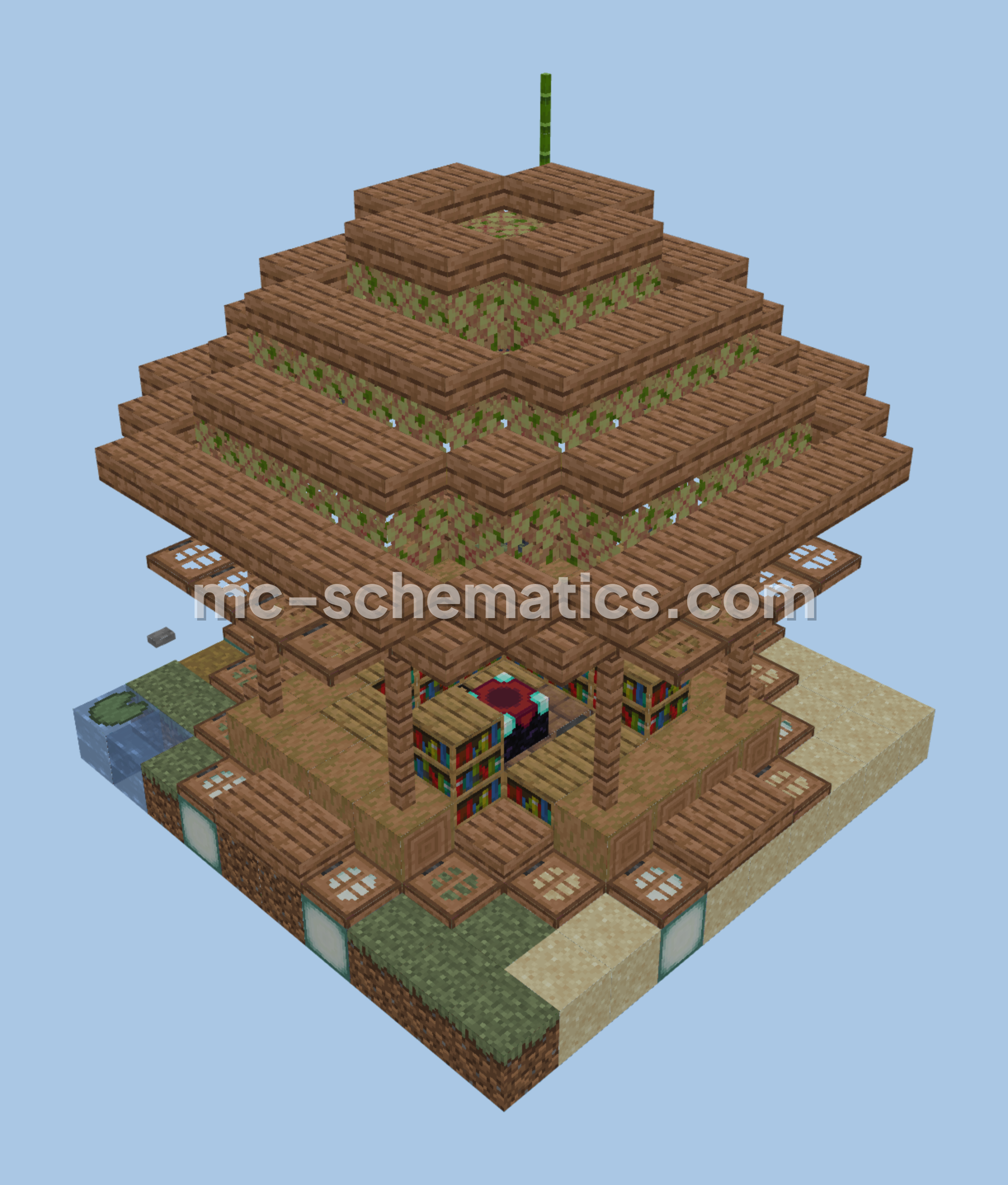 Enchantment Table Decoration Minecraft schematic preview