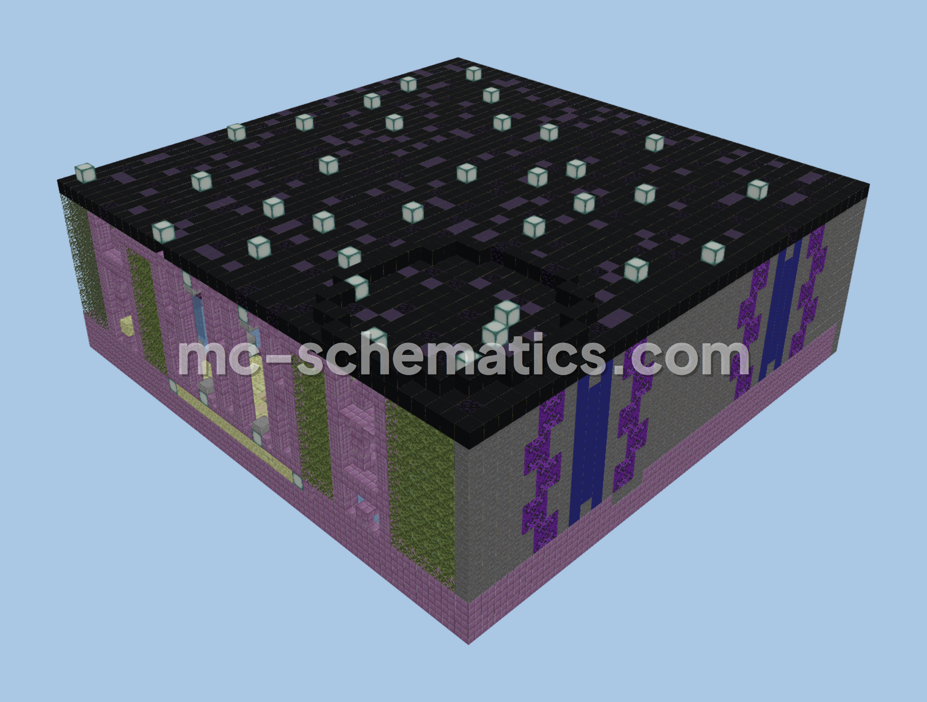 End Portal Structure Schematic Minecraft schematic preview