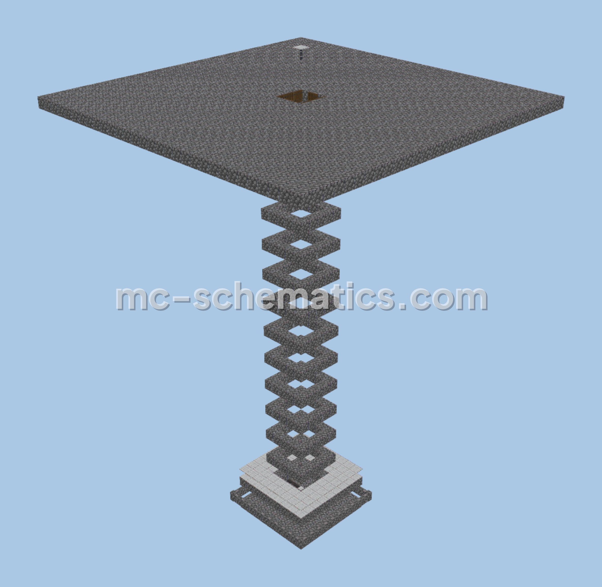 Enderman Farm For XP And Pearls Minecraft schematic preview