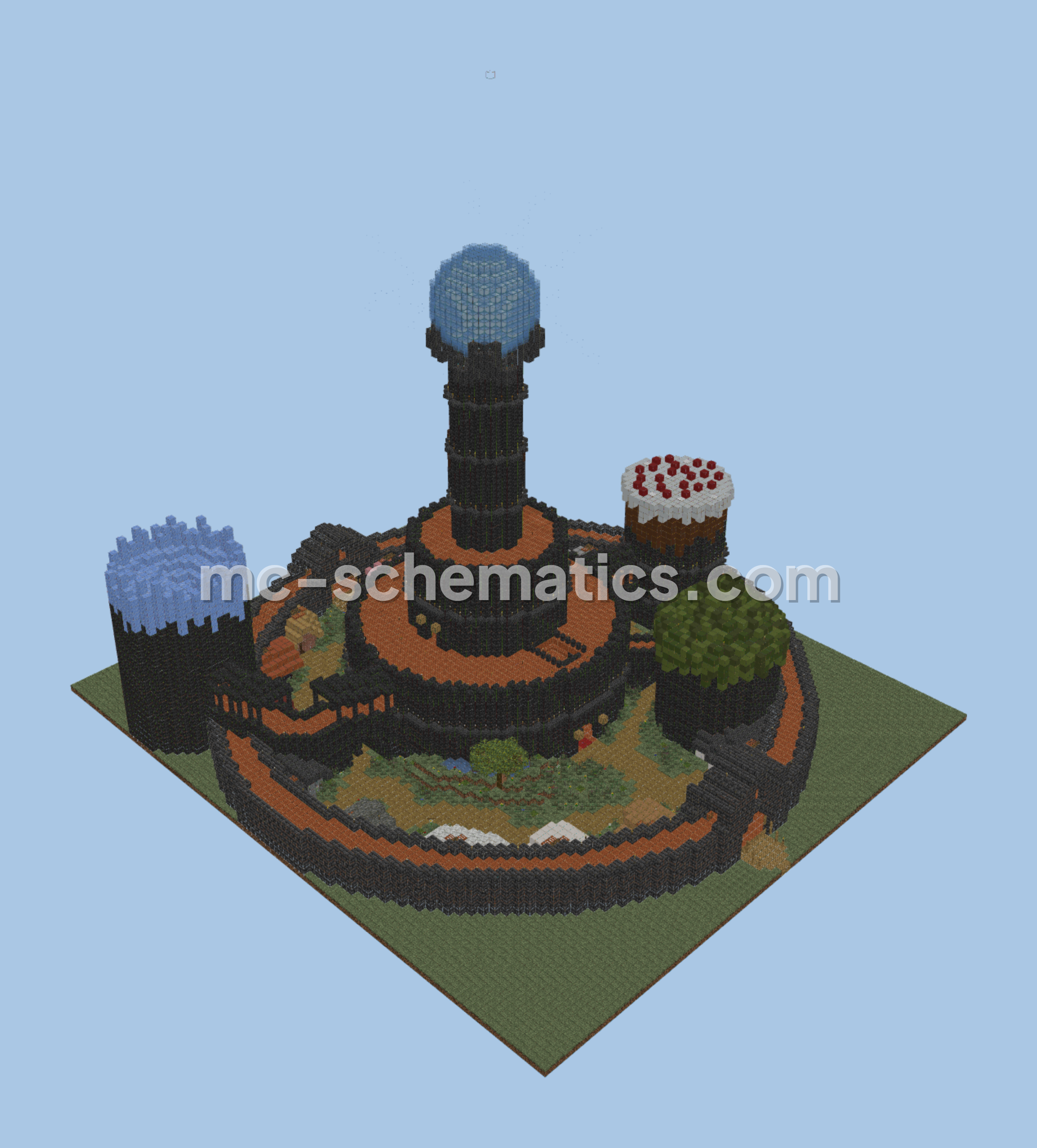 Energy Nation Structure Minecraft schematic preview