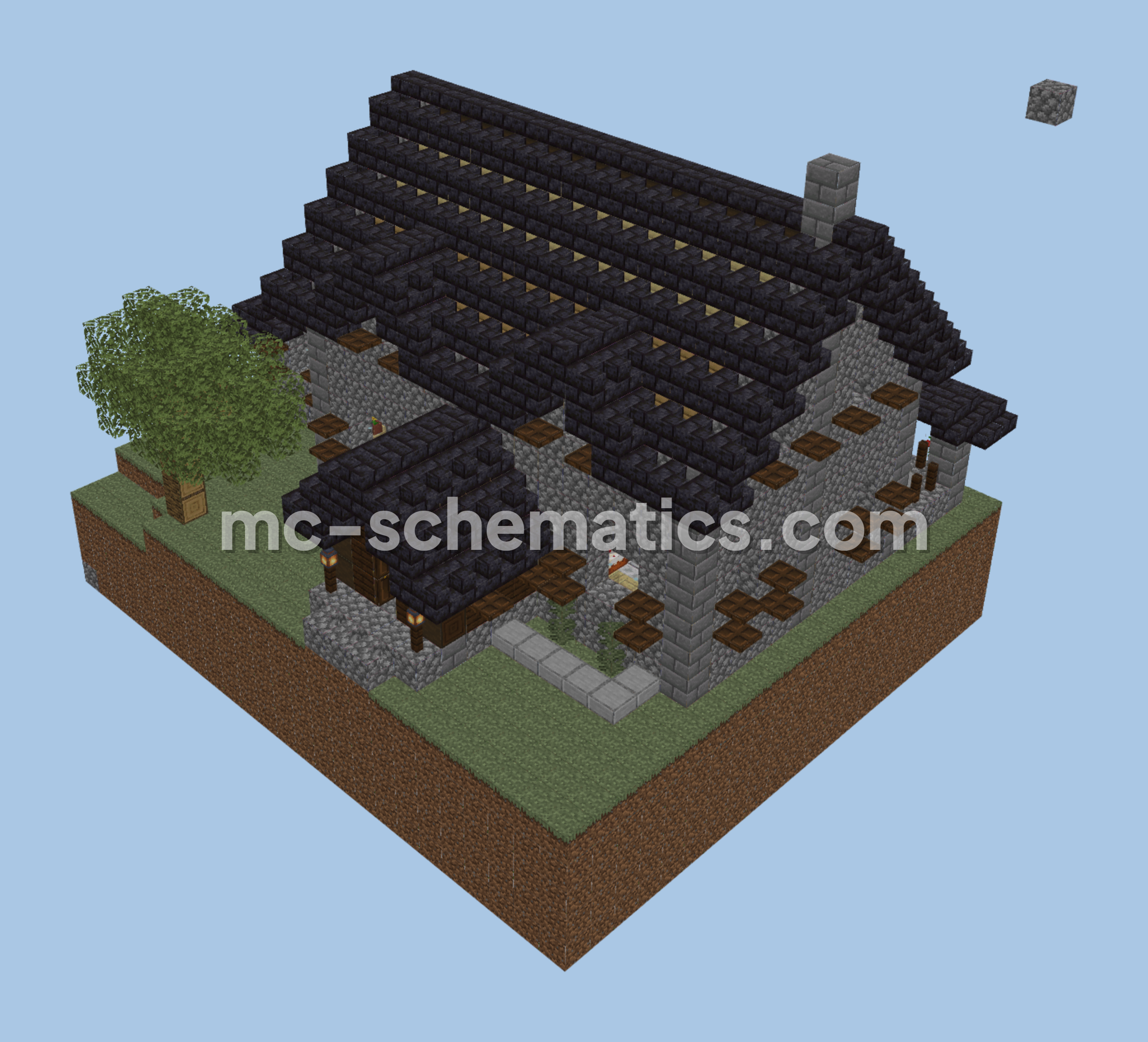 English Countryside Home Minecraft schematic preview