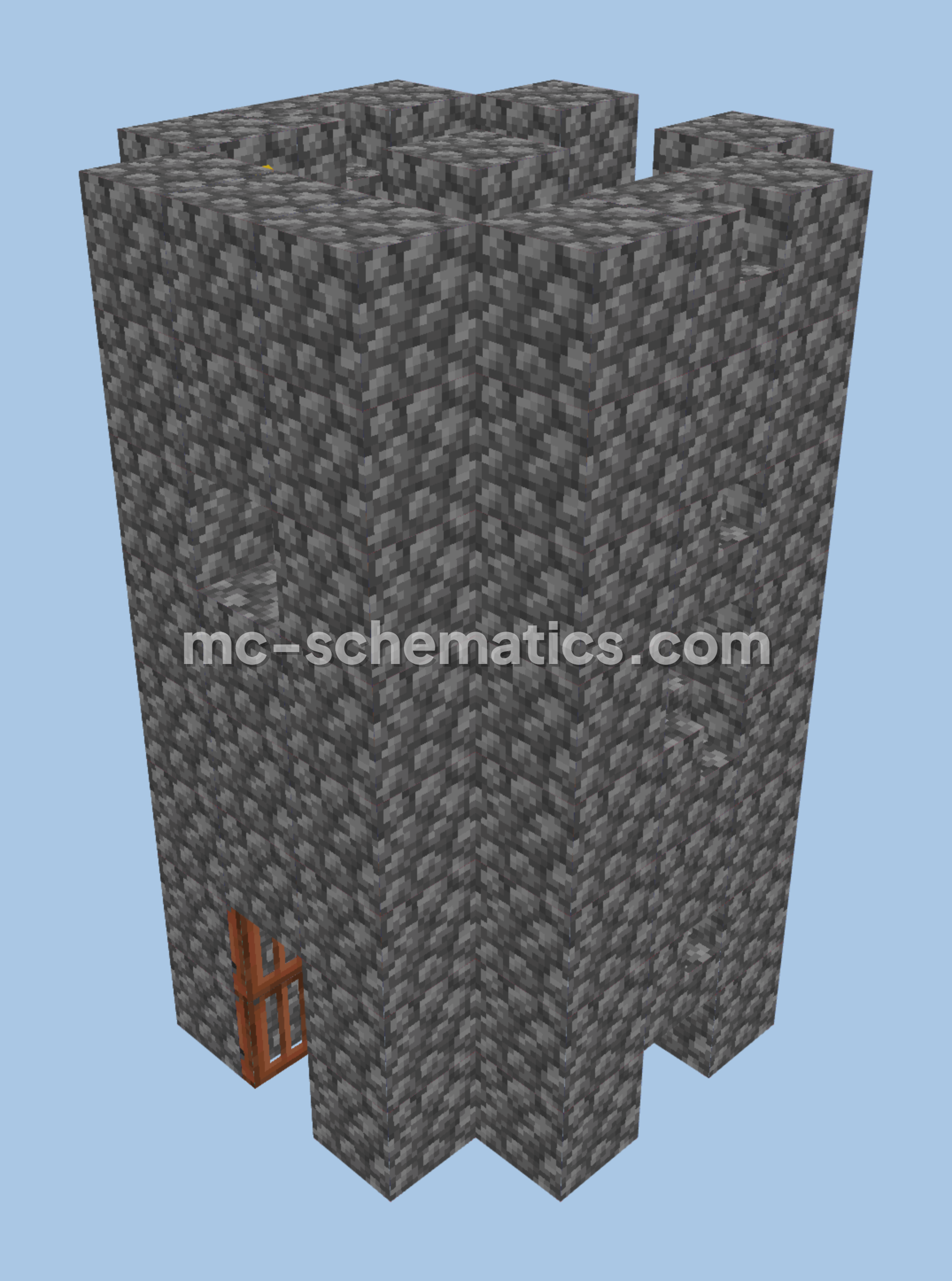 Entry Level Tower Section Minecraft schematic preview