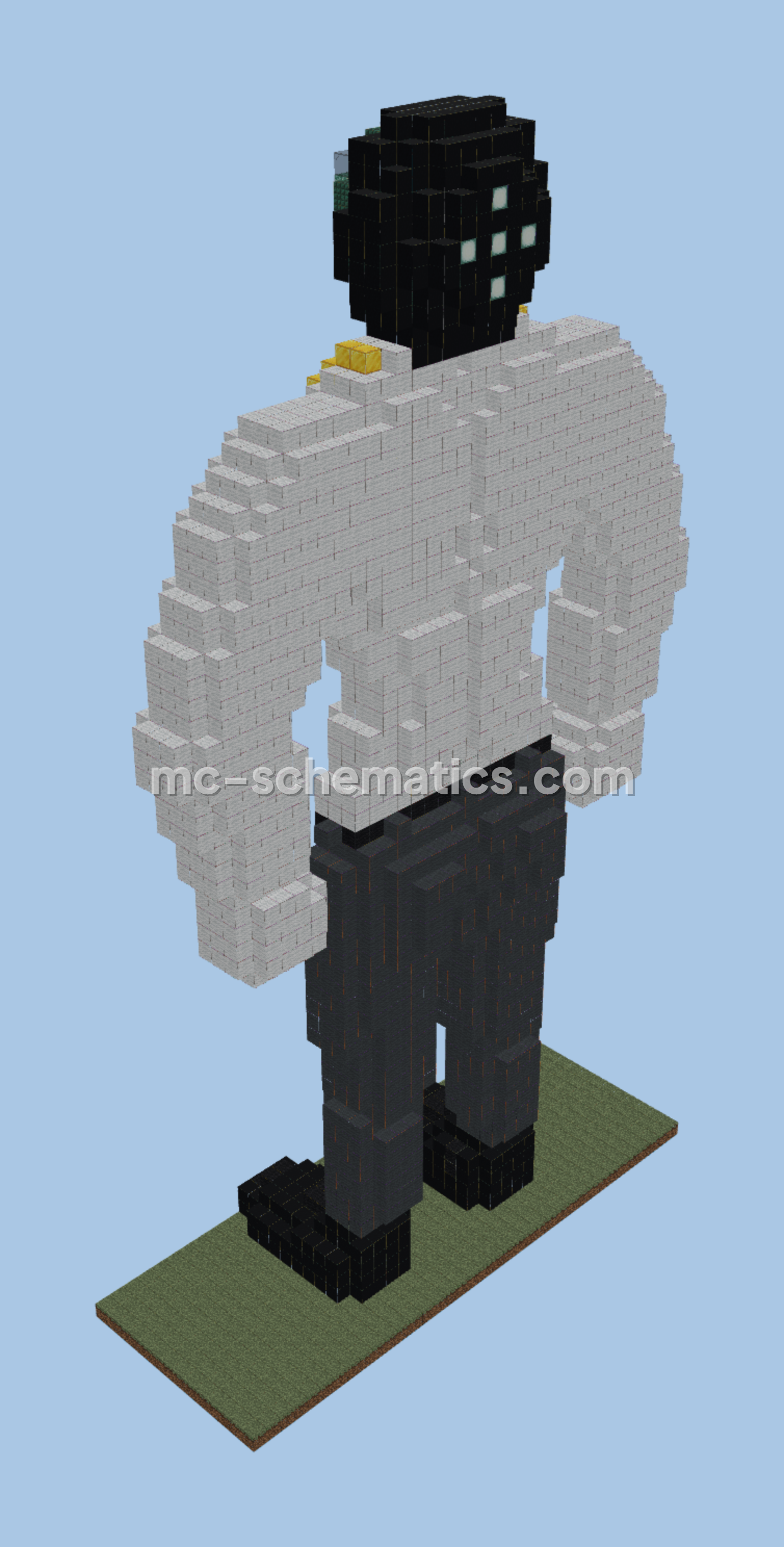 Epearl Chad Structure Minecraft schematic preview