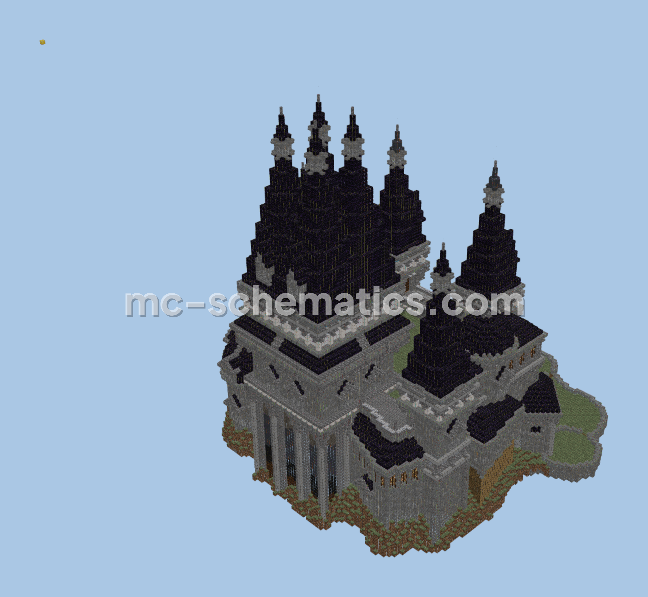Epic Castle Structure Minecraft schematic preview