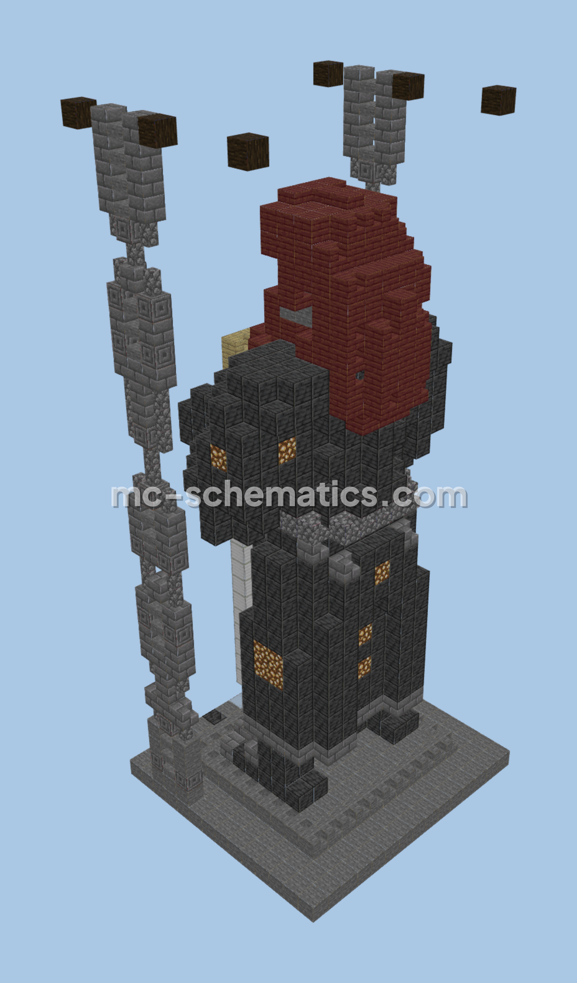 Erebor Statue Minecraft schematic preview