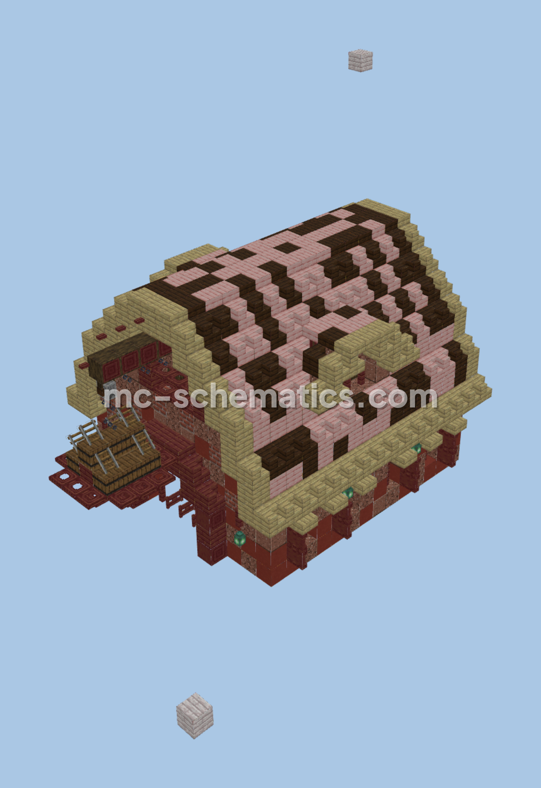 Eternal World Barn Minecraft schematic preview