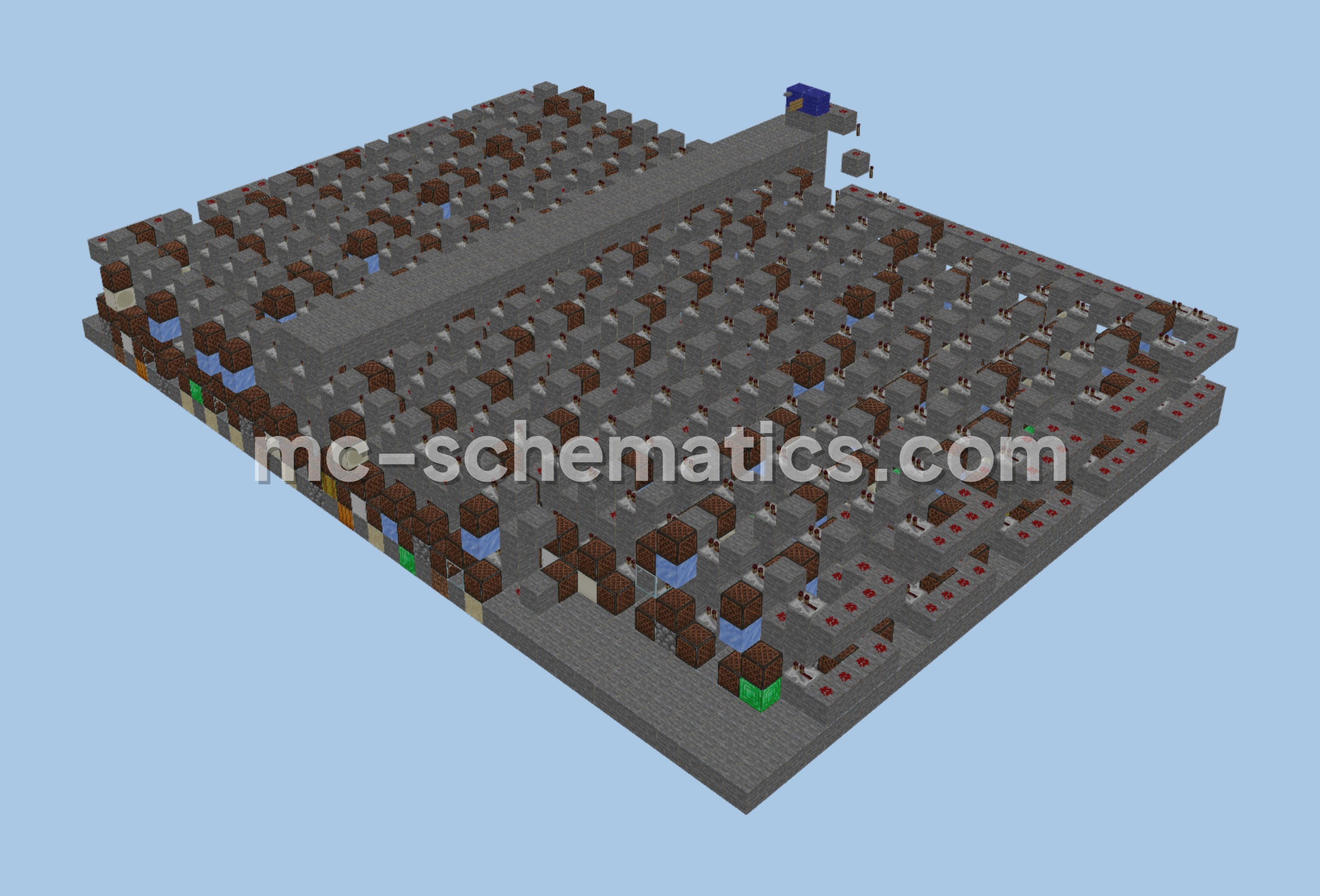 Evil Structure Minecraft schematic preview
