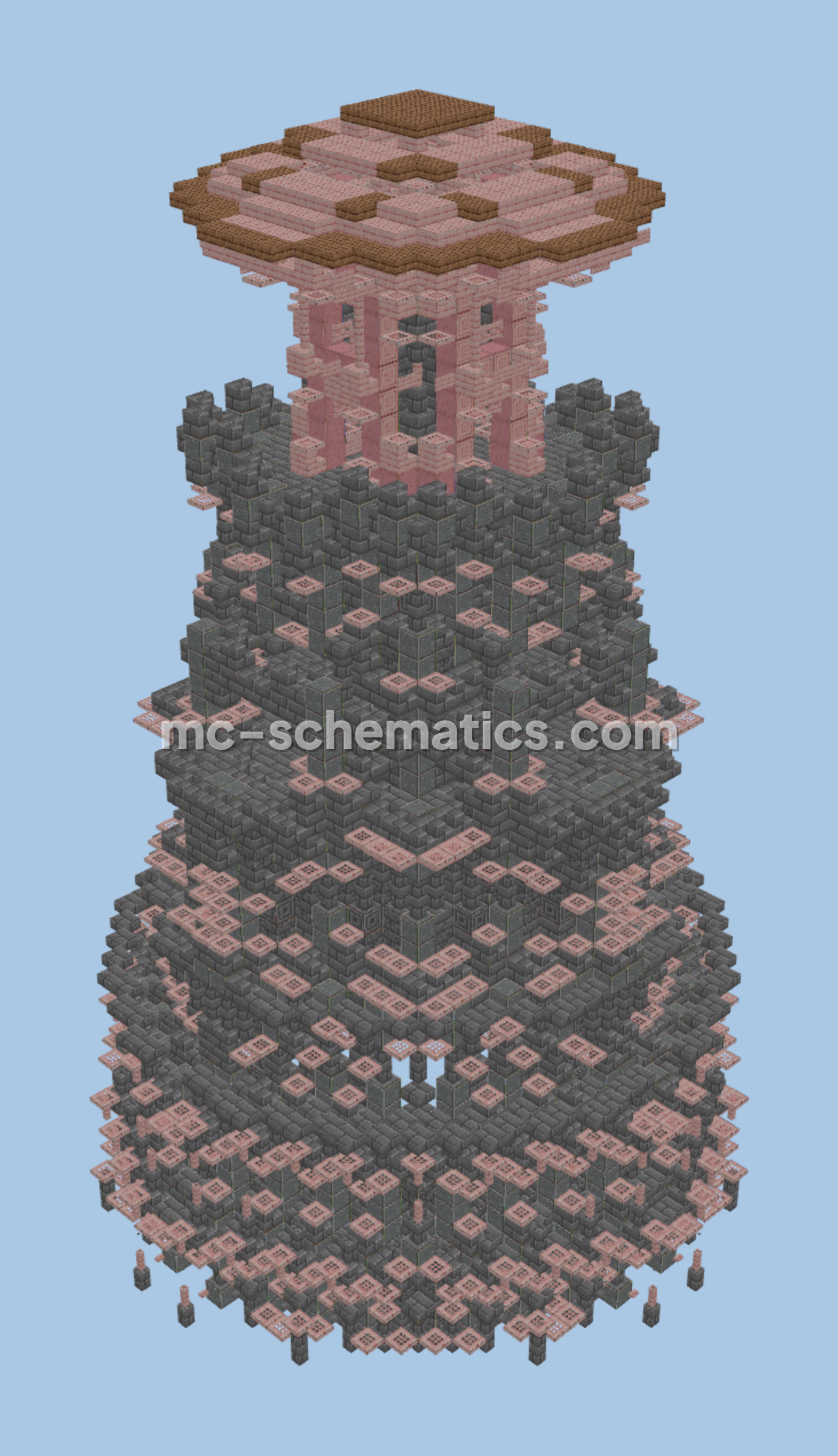 Experimental Tower Structure Minecraft schematic preview