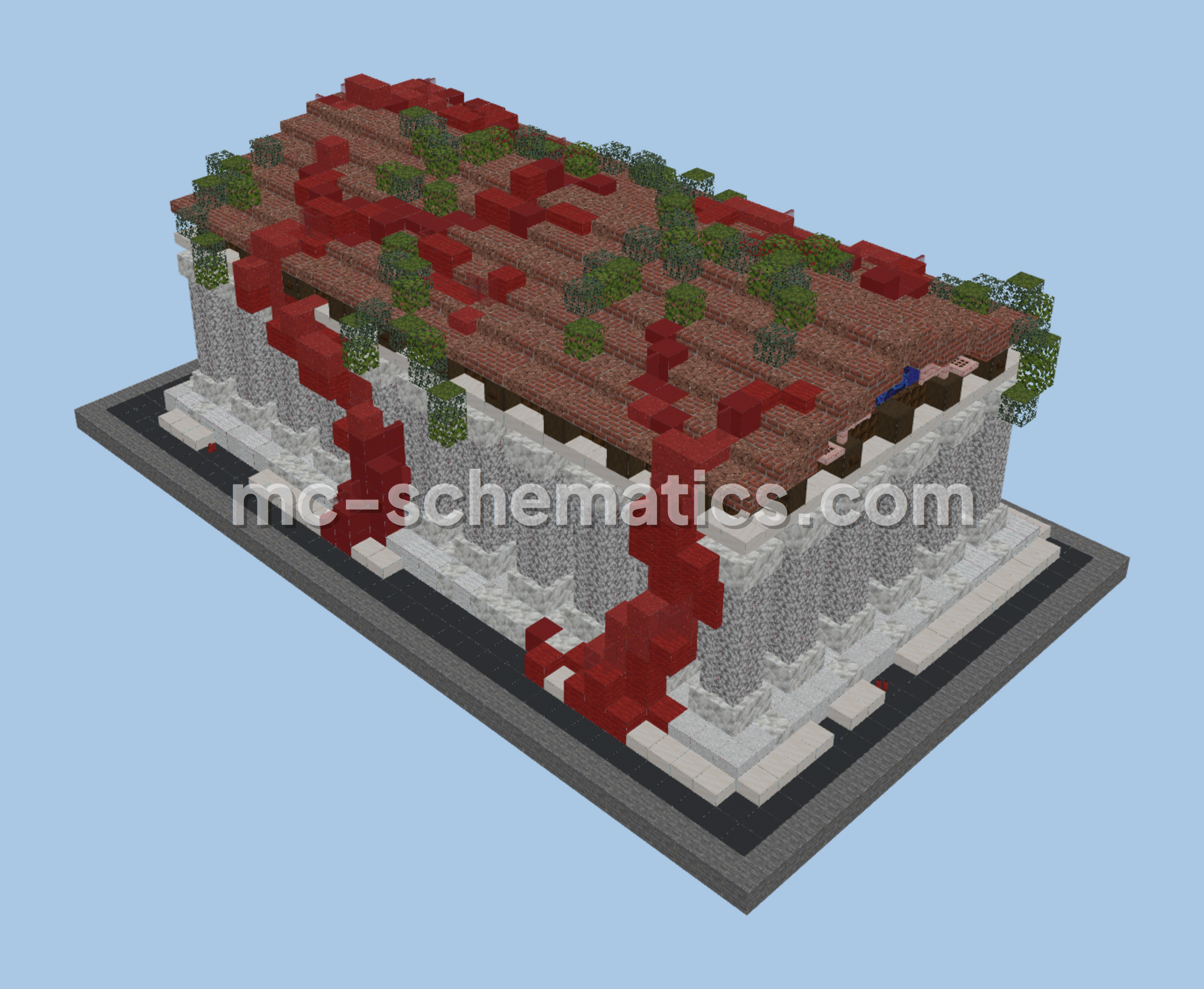 Fantasy Greek Temple Minecraft schematic preview