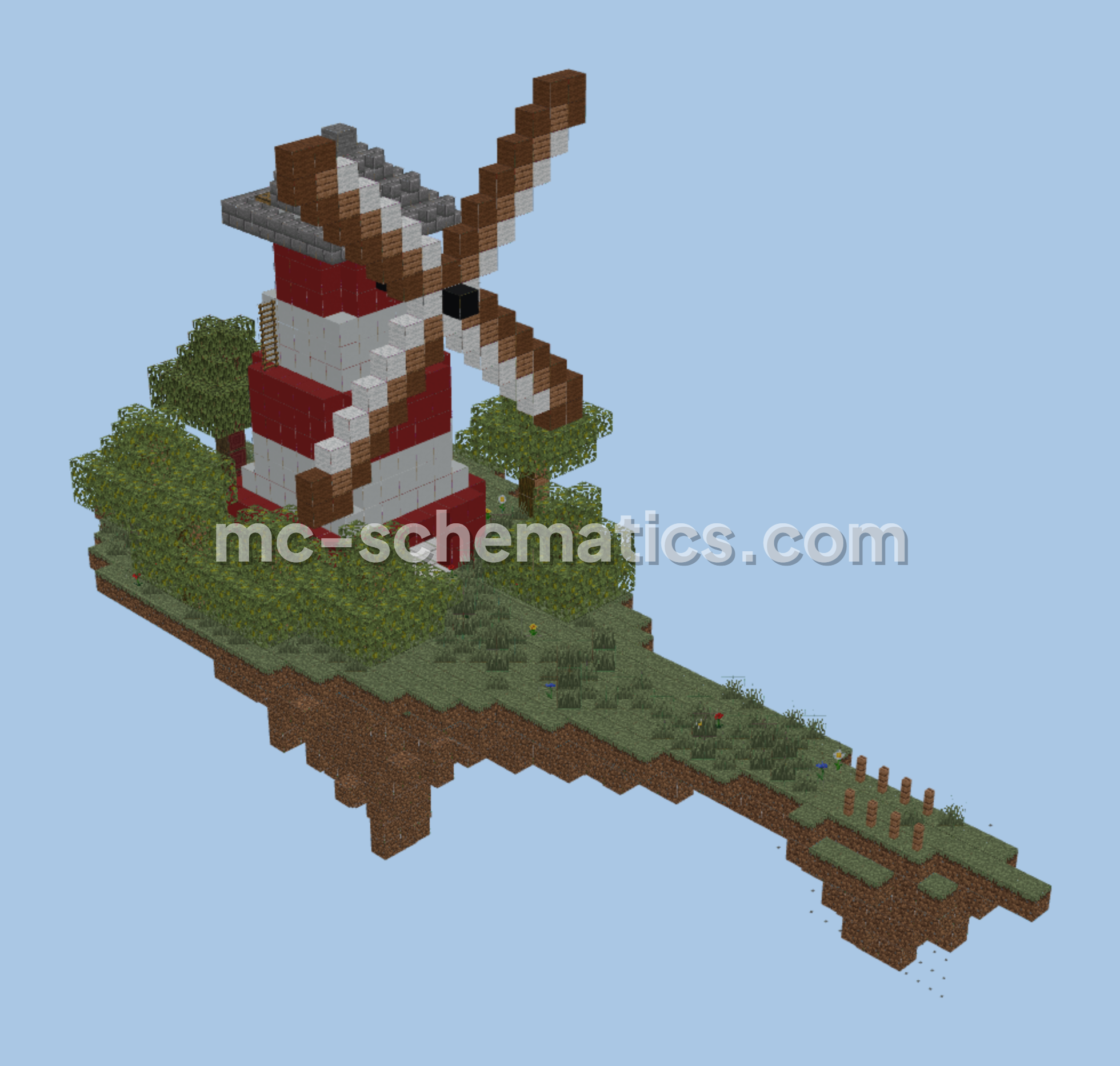 Feel Good Inc Island Gorillaz Music Video Minecraft schematic preview
