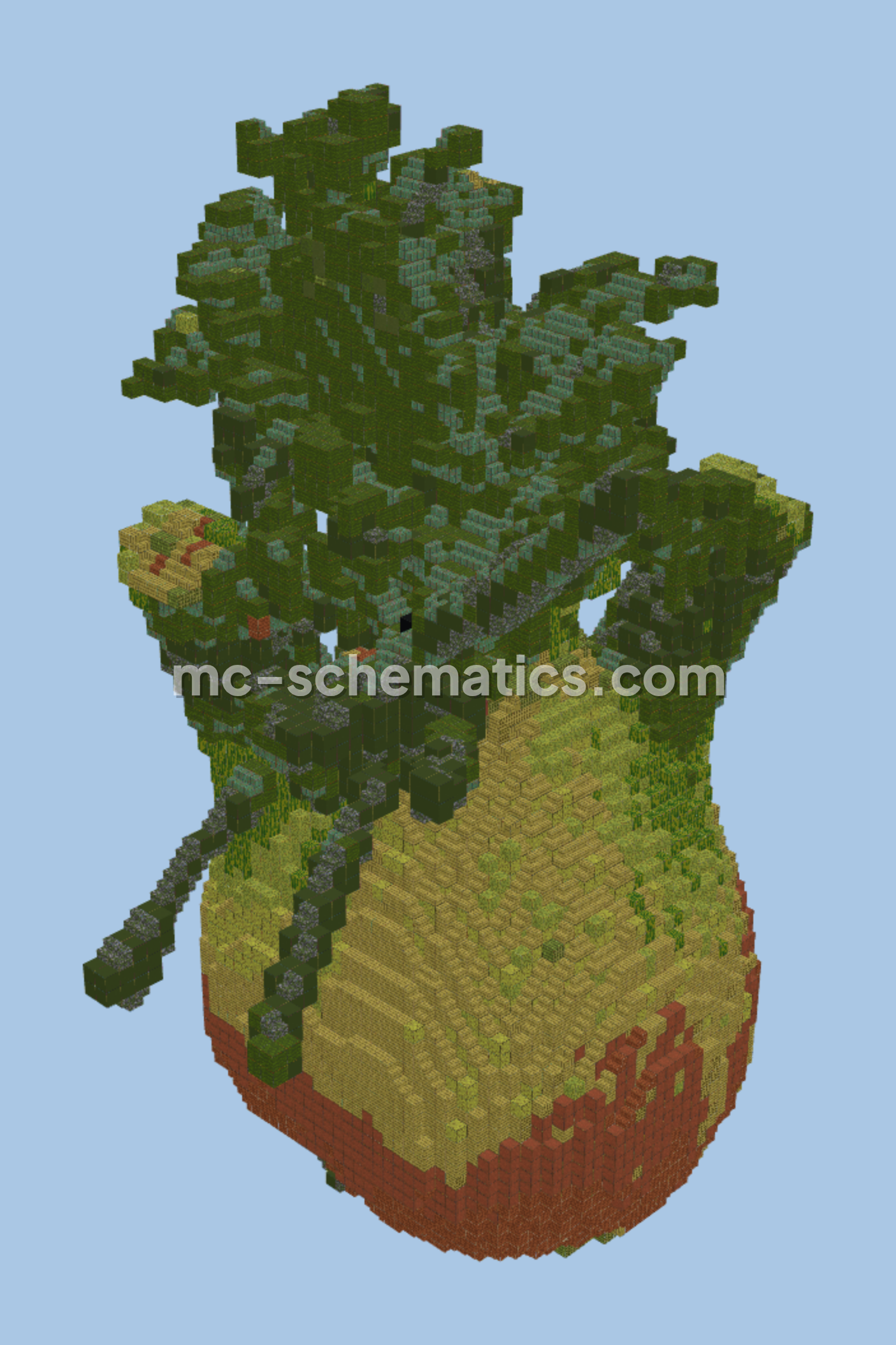 Fennel Rustic Food Structure Minecraft schematic preview