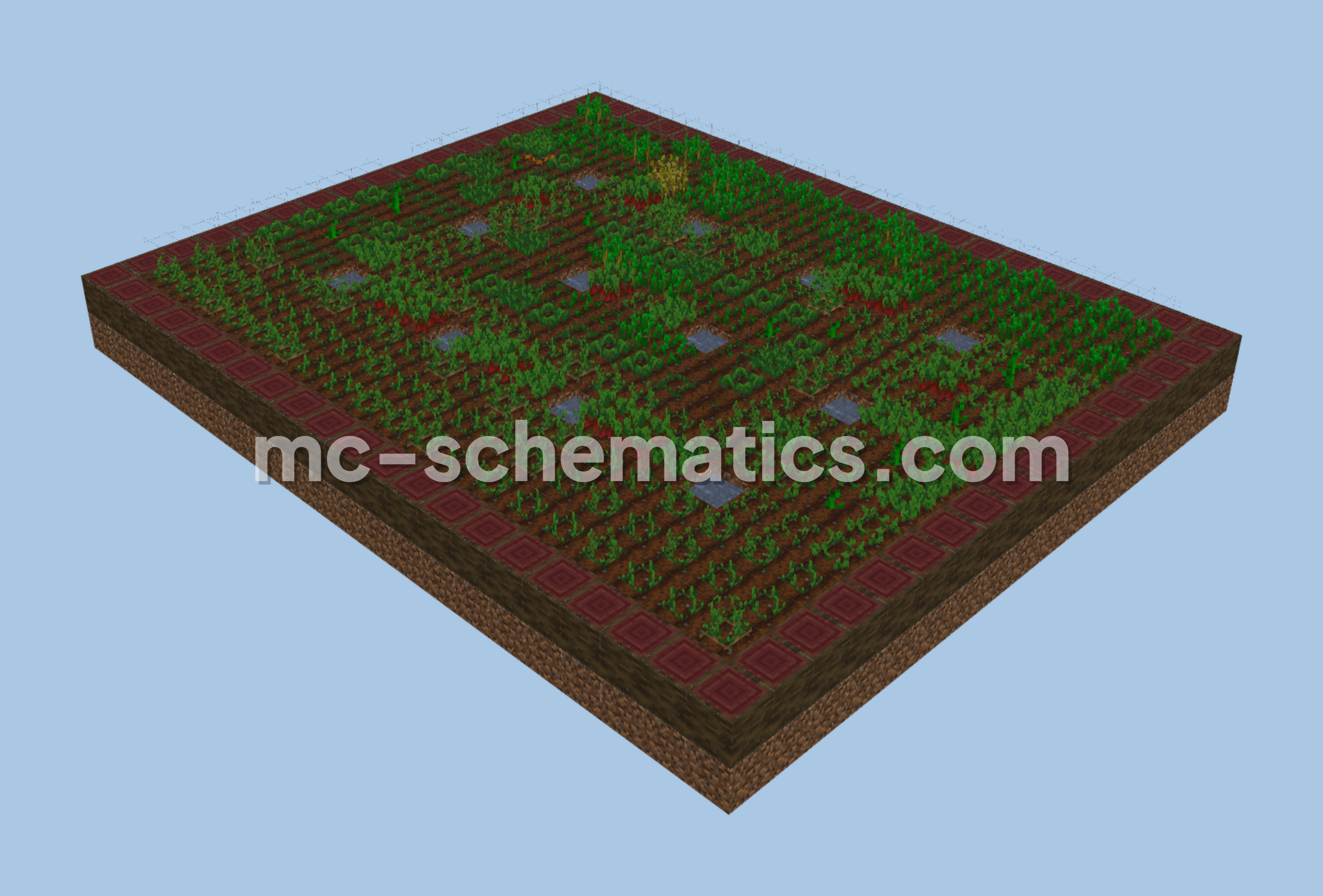 Field 21x17 Area Minecraft schematic preview