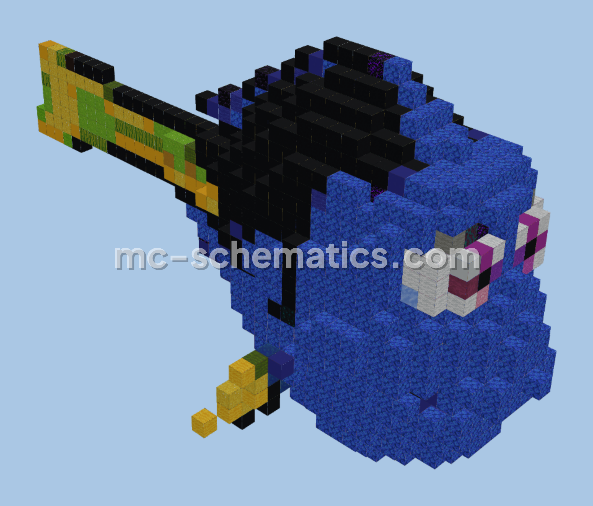 Finding Dory Organism Minecraft schematic preview