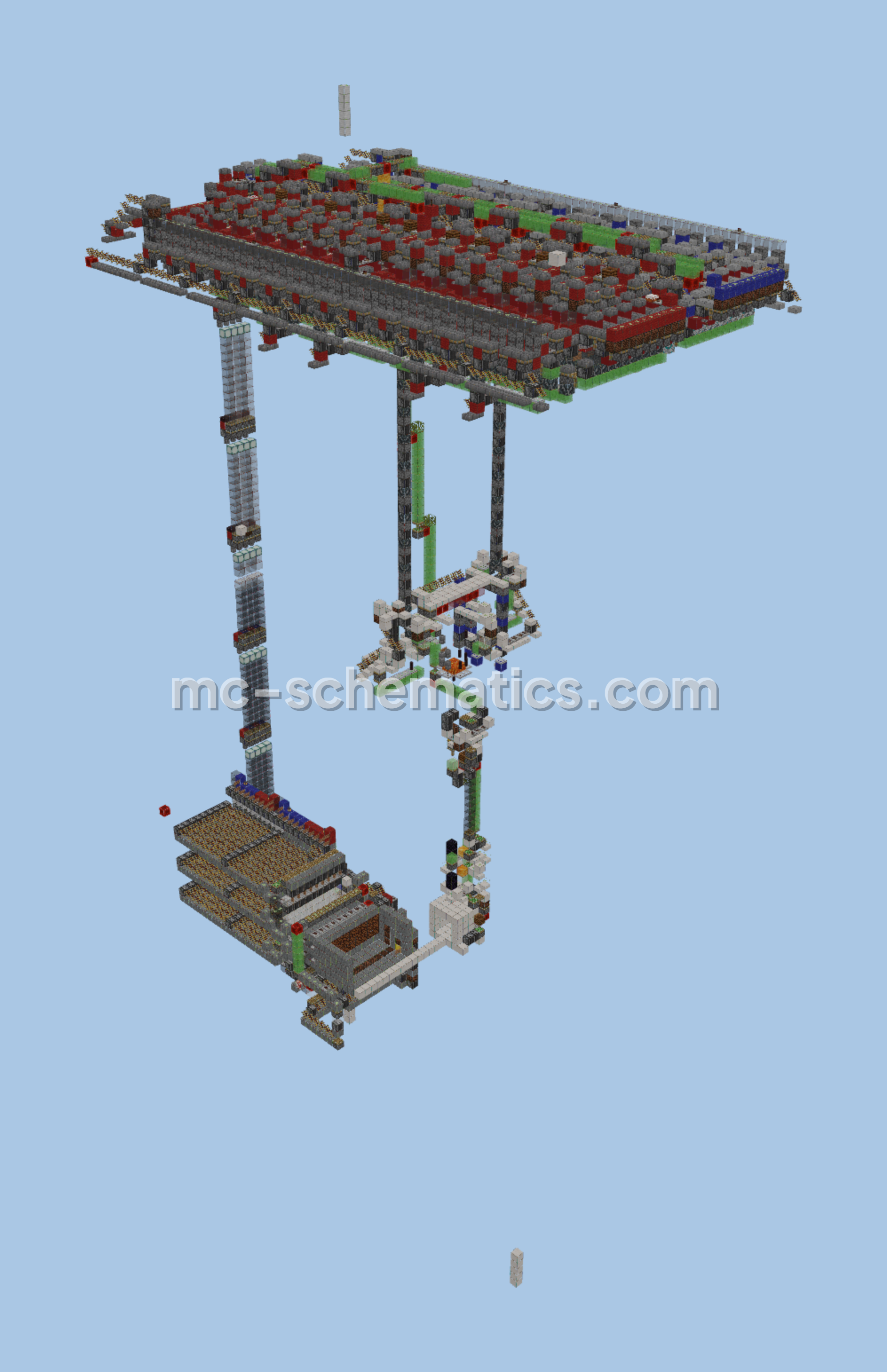 FTL Cake Structure Minecraft schematic preview