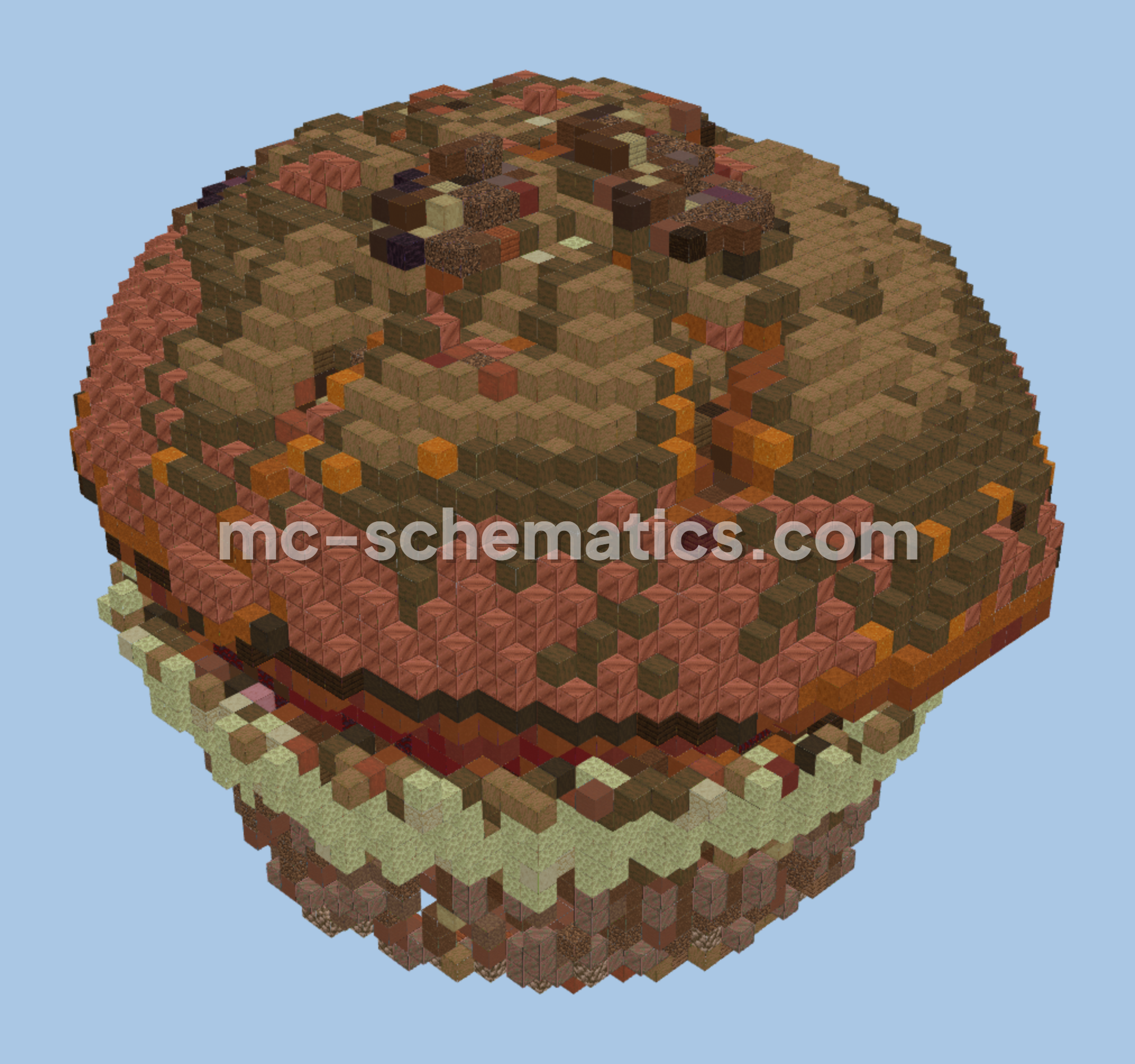 Funny Muffin Decoration Minecraft schematic preview
