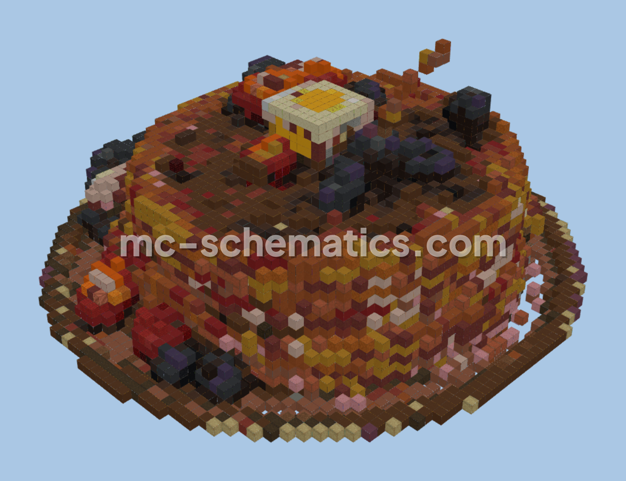 Funny Pancake Build Minecraft schematic preview