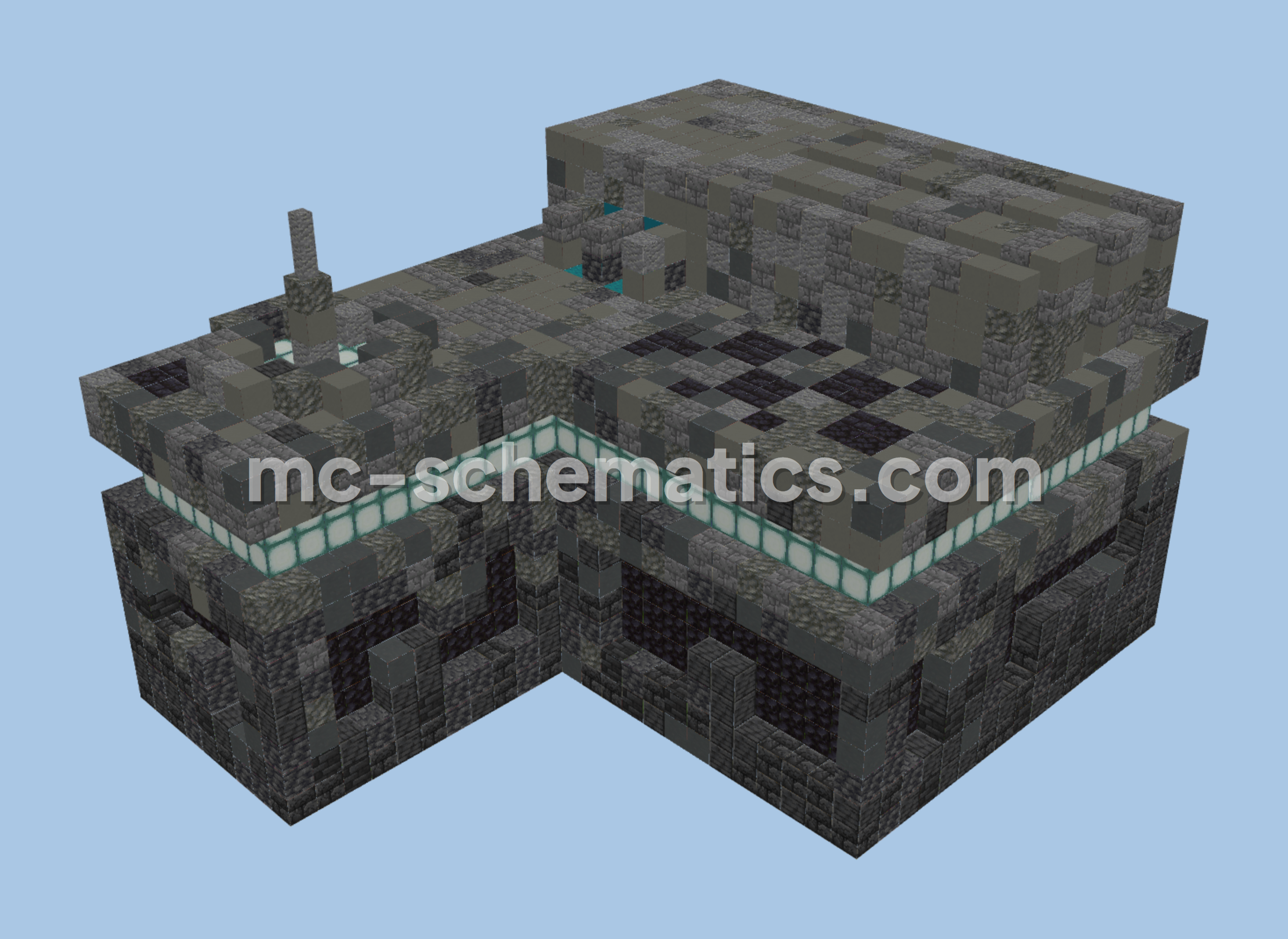 Futuristic City Minecraft Build Minecraft schematic preview