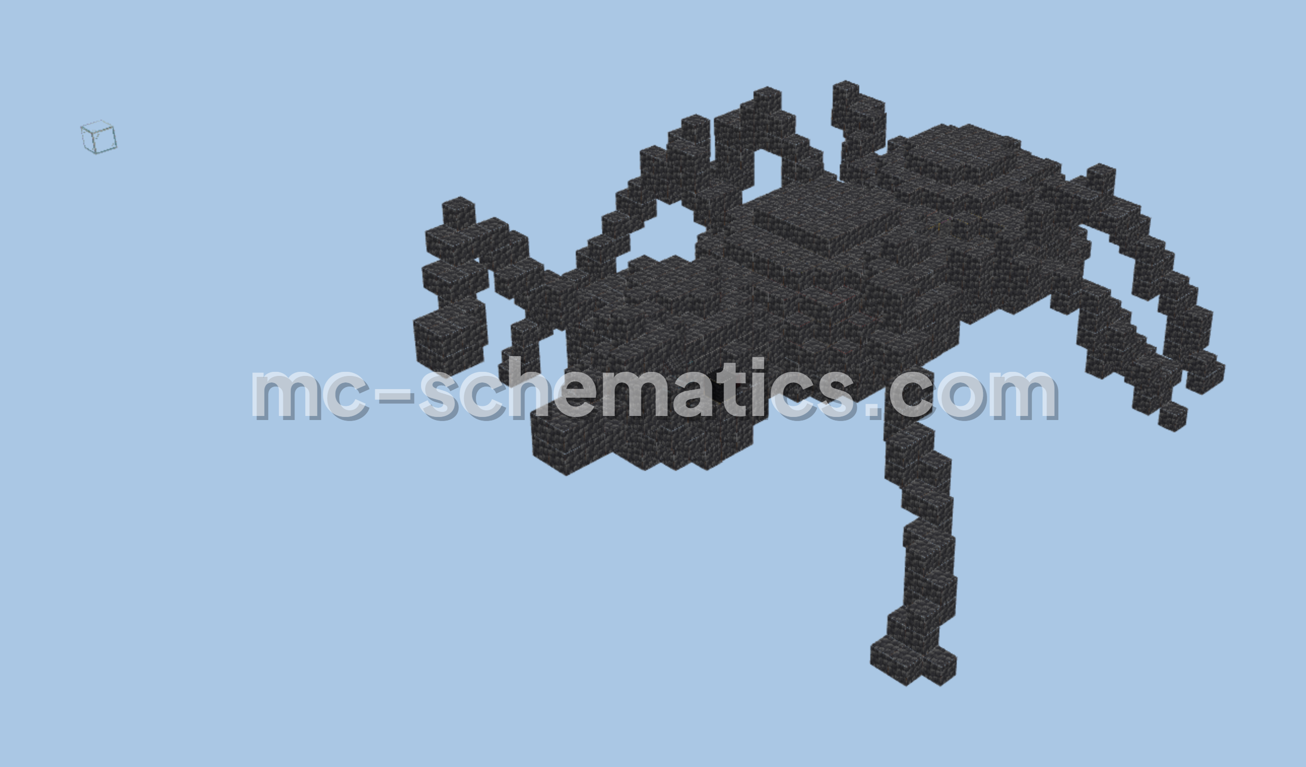 Giant Ant Sculpture With Interior House Minecraft schematic preview