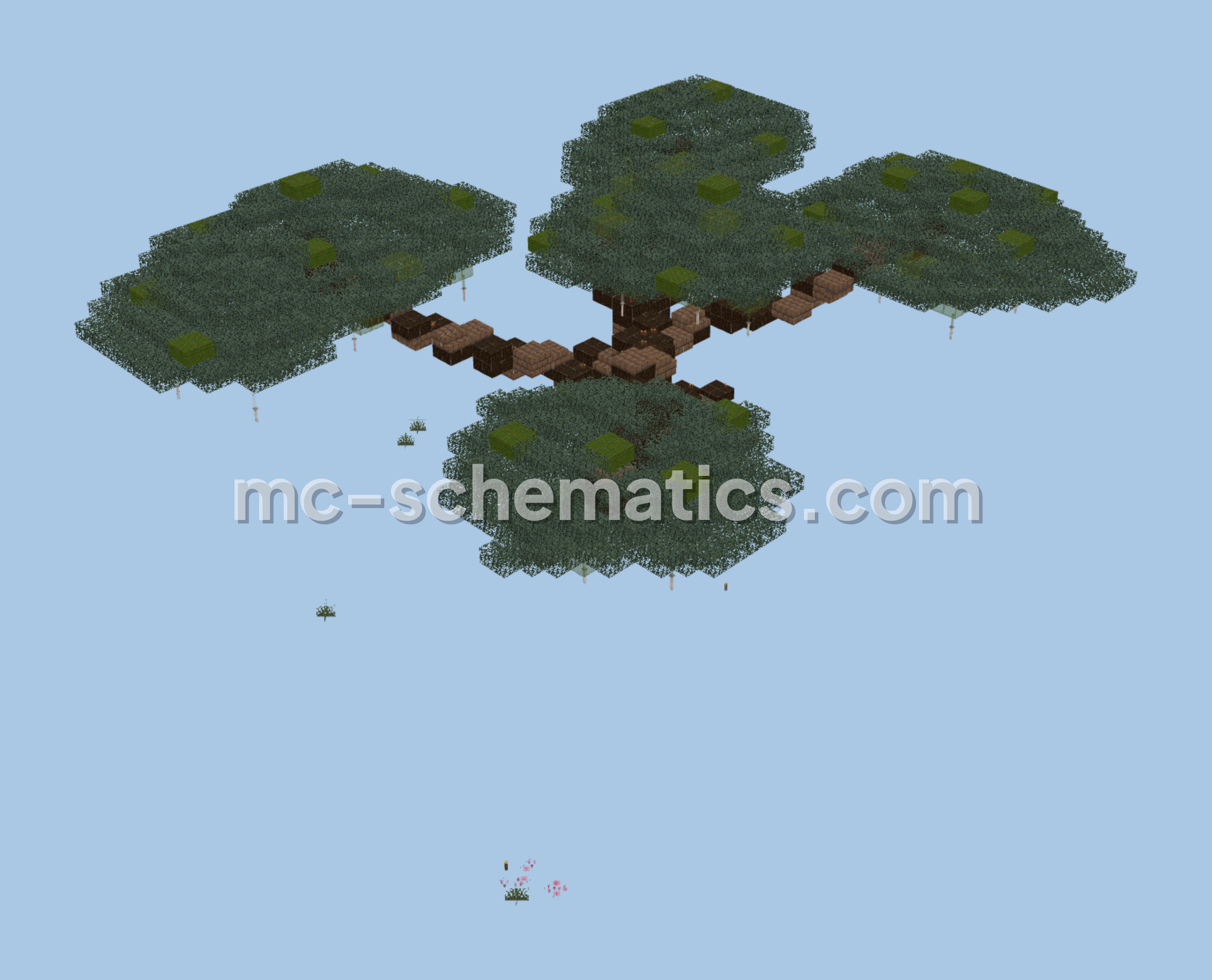Giant Fantasy Tree Minecraft schematic preview