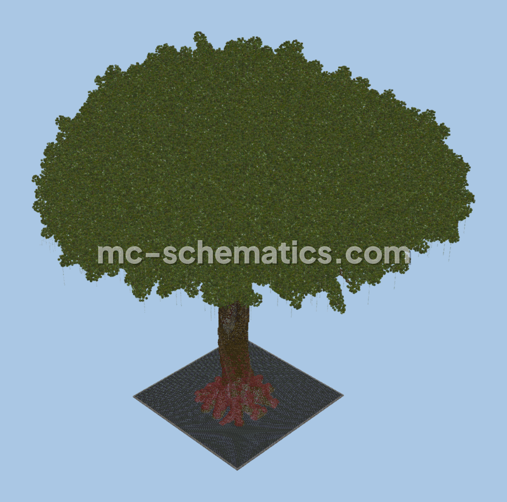 Giant Tree Minecraft schematic preview