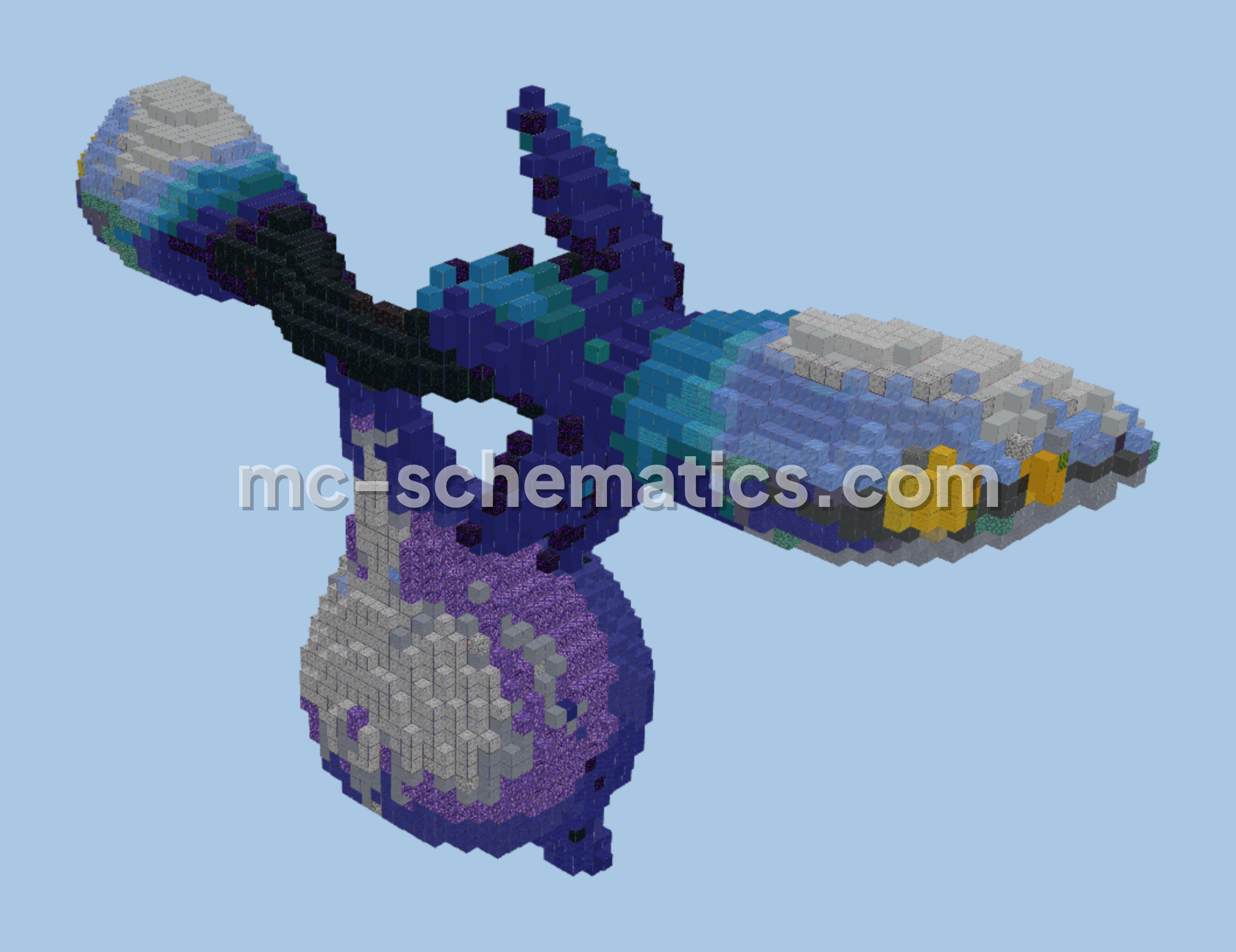 Glimmet Structure Minecraft schematic preview