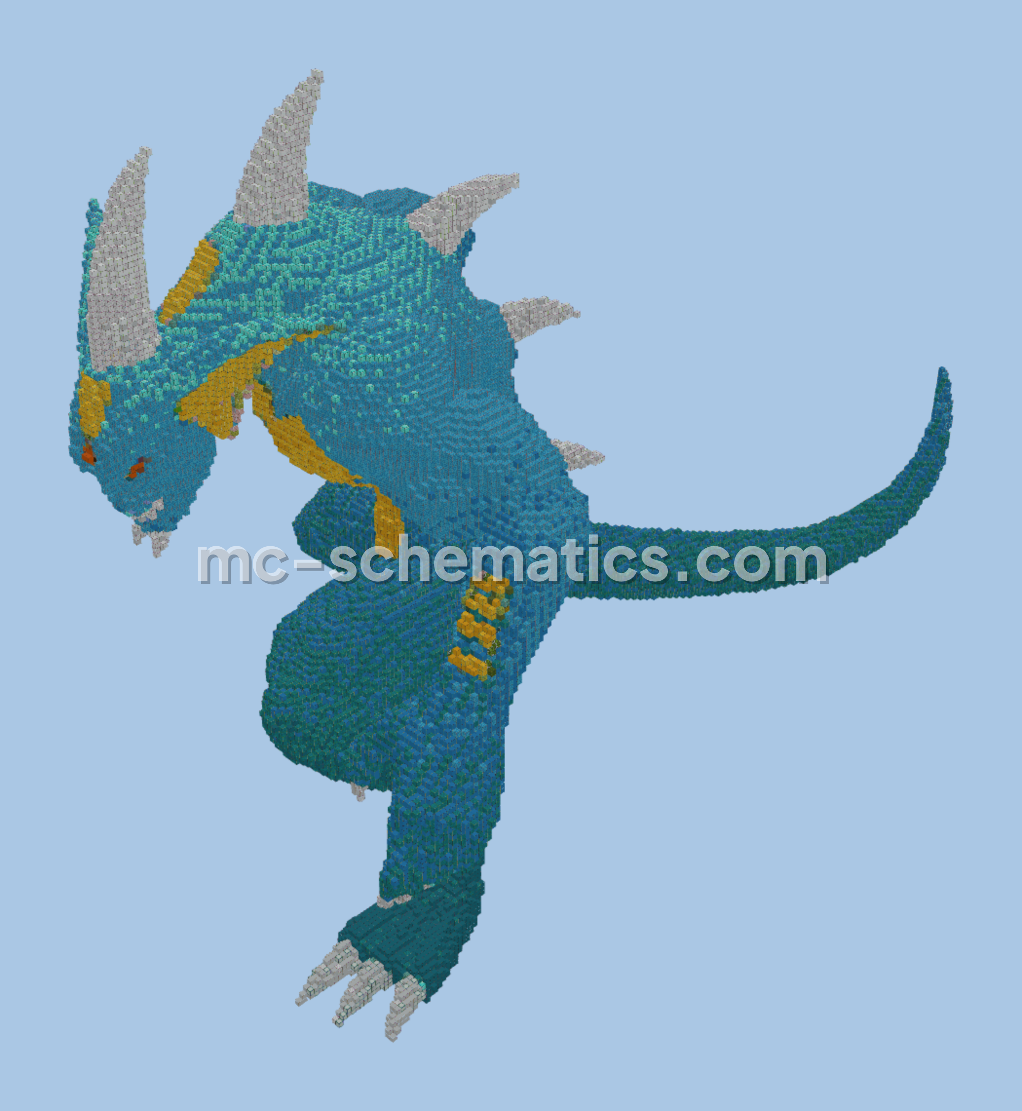 God Level Monster Statue Minecraft schematic