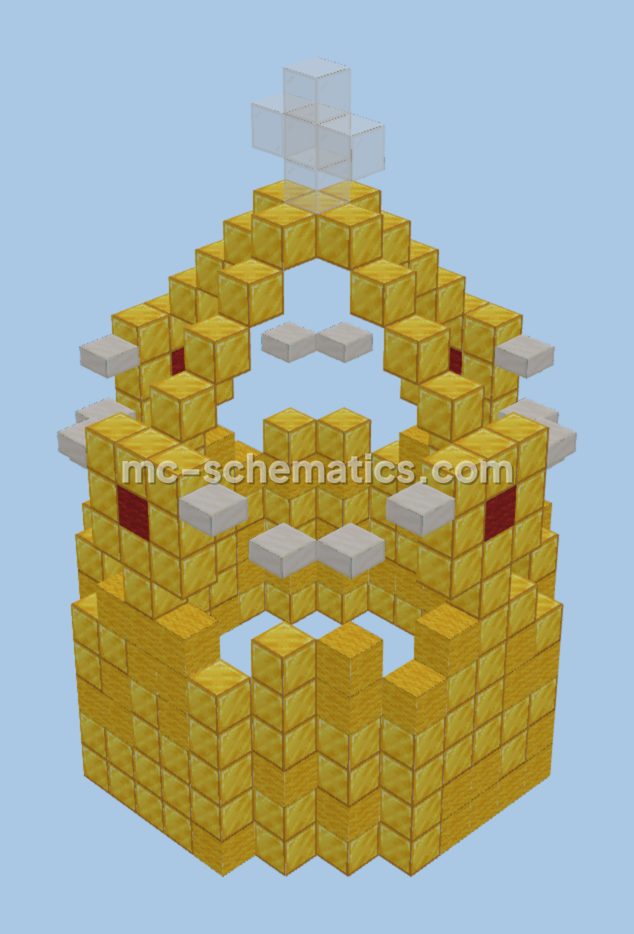 Golden Crown Structure Minecraft schematic preview