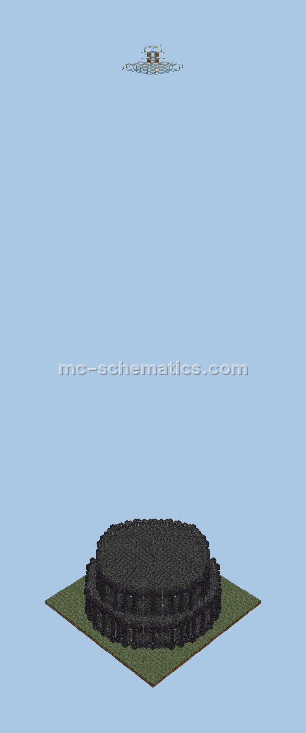 Gothic Creeper Farm Minecraft schematic