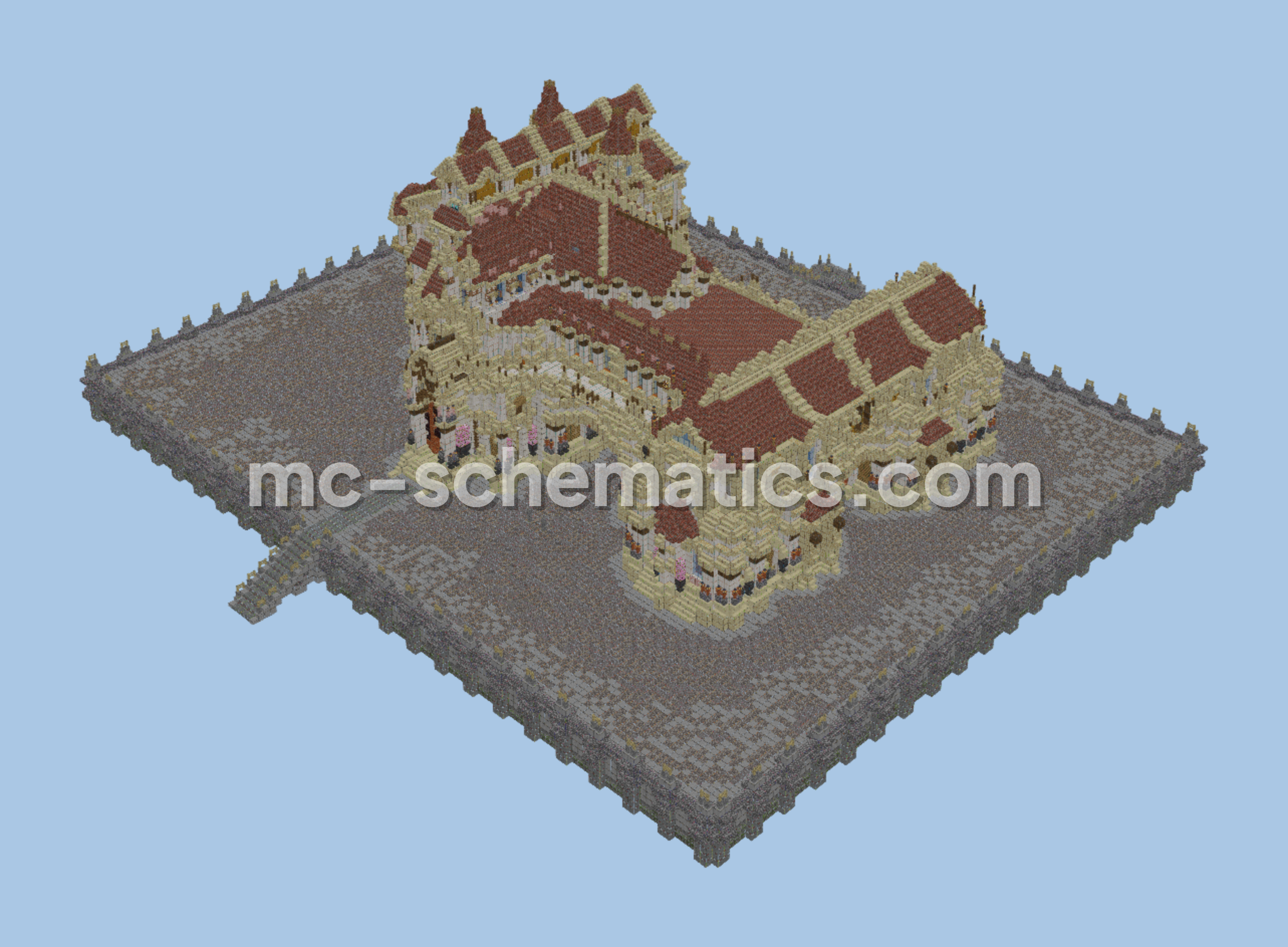 Grand City Residence Minecraft schematic preview