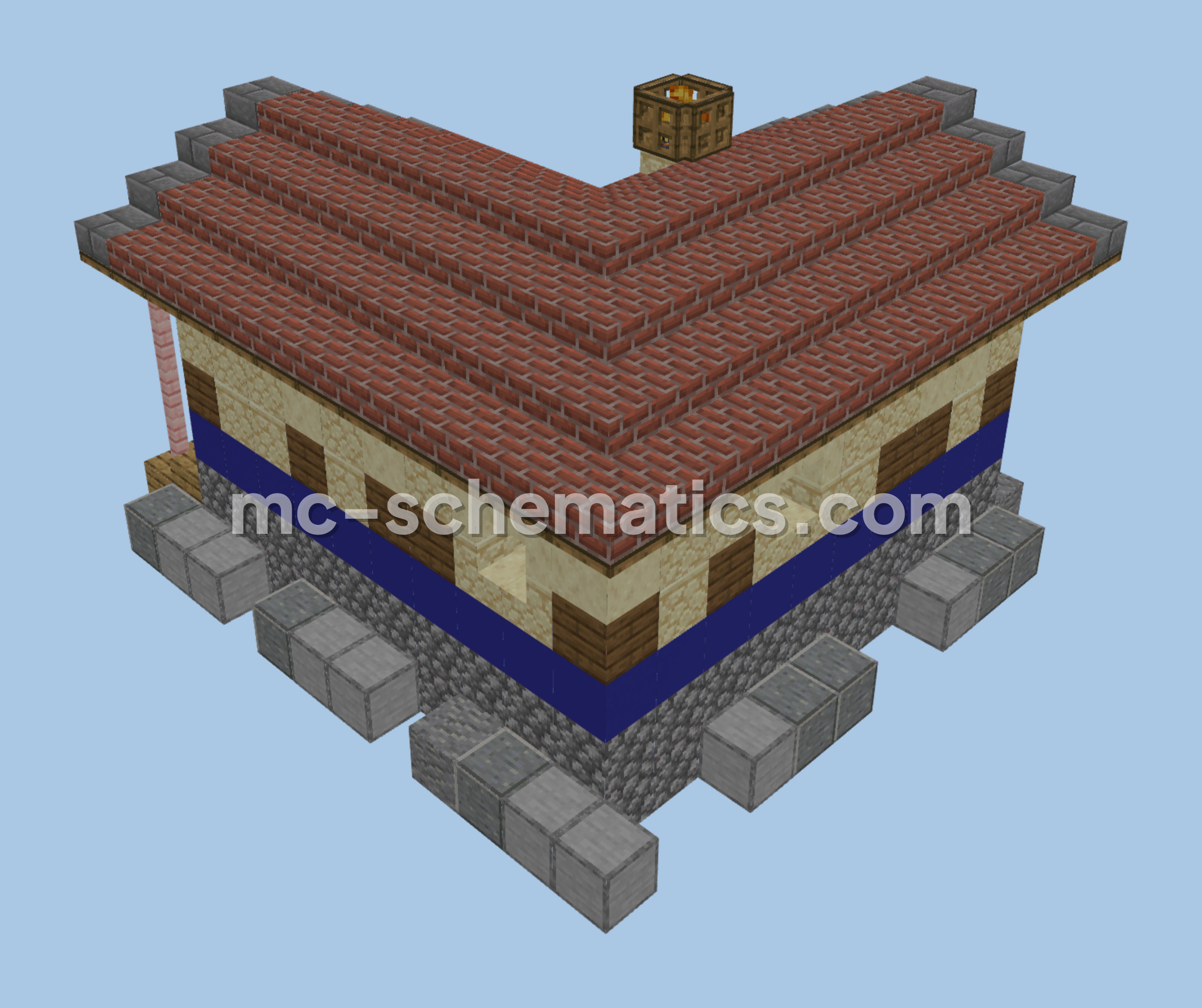 Ancient Greek House 01 Minecraft schematic preview