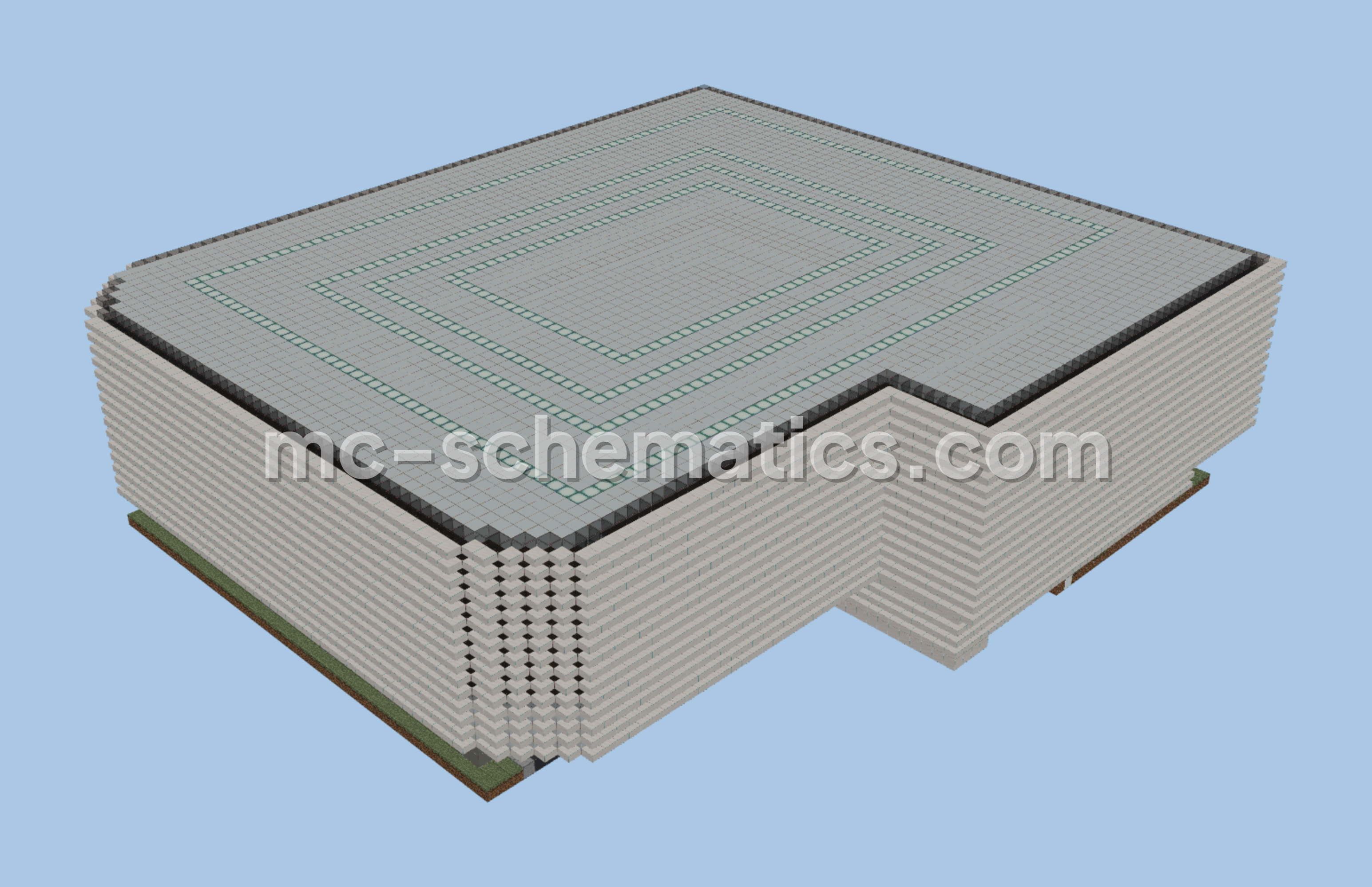 GTA Style Casino Building Minecraft schematic preview
