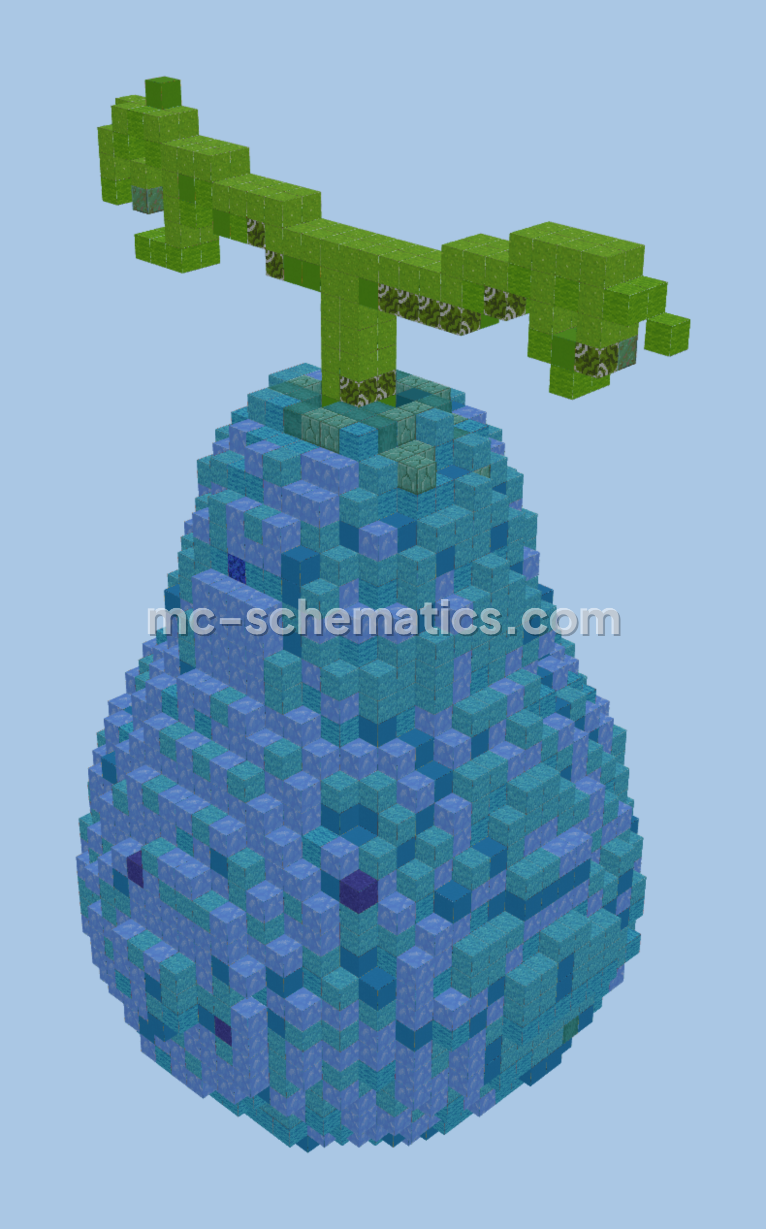 Gura Gura No Mi One Piece Structure Minecraft schematic preview