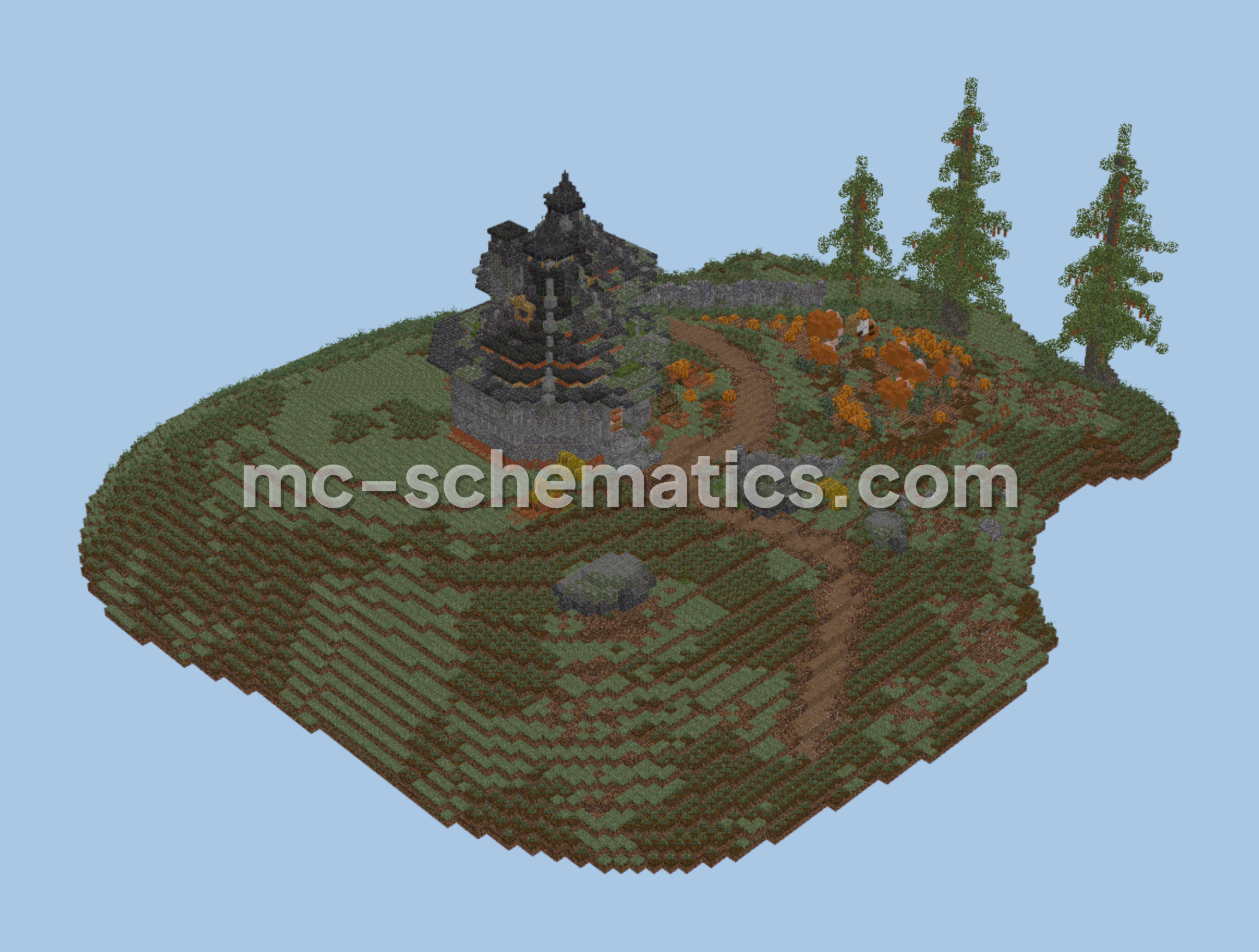 Hagrid's Magical Hut Minecraft schematic preview