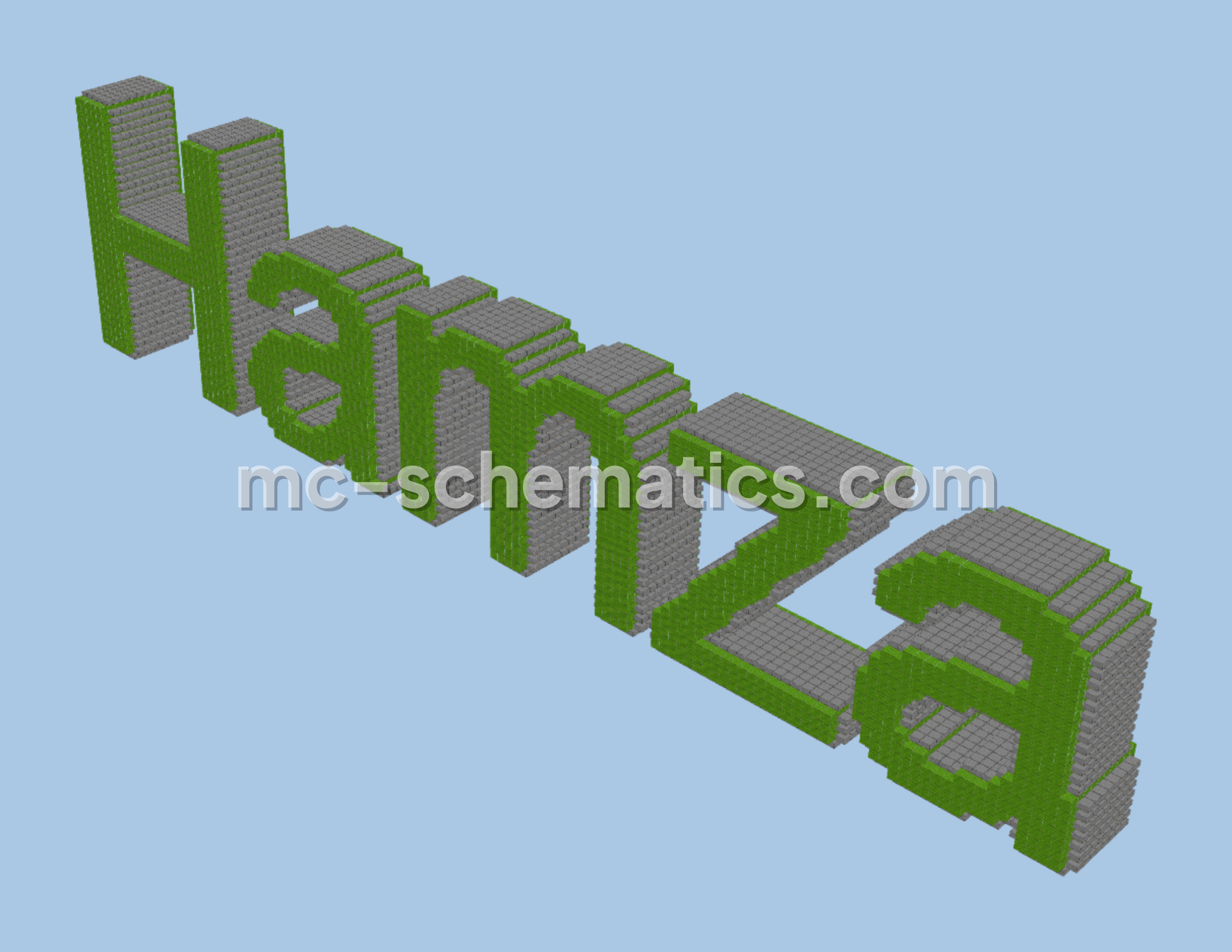 Hamza Structure Minecraft schematic preview