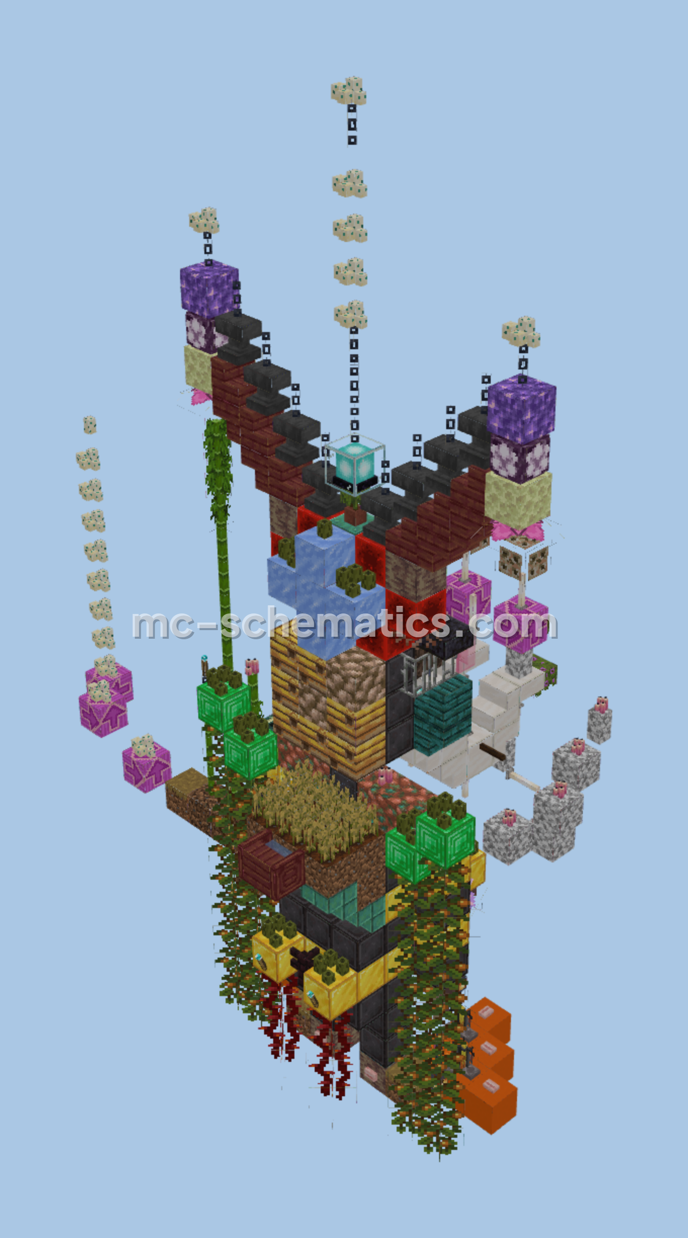 Hansz Castle Minecraft schematic preview