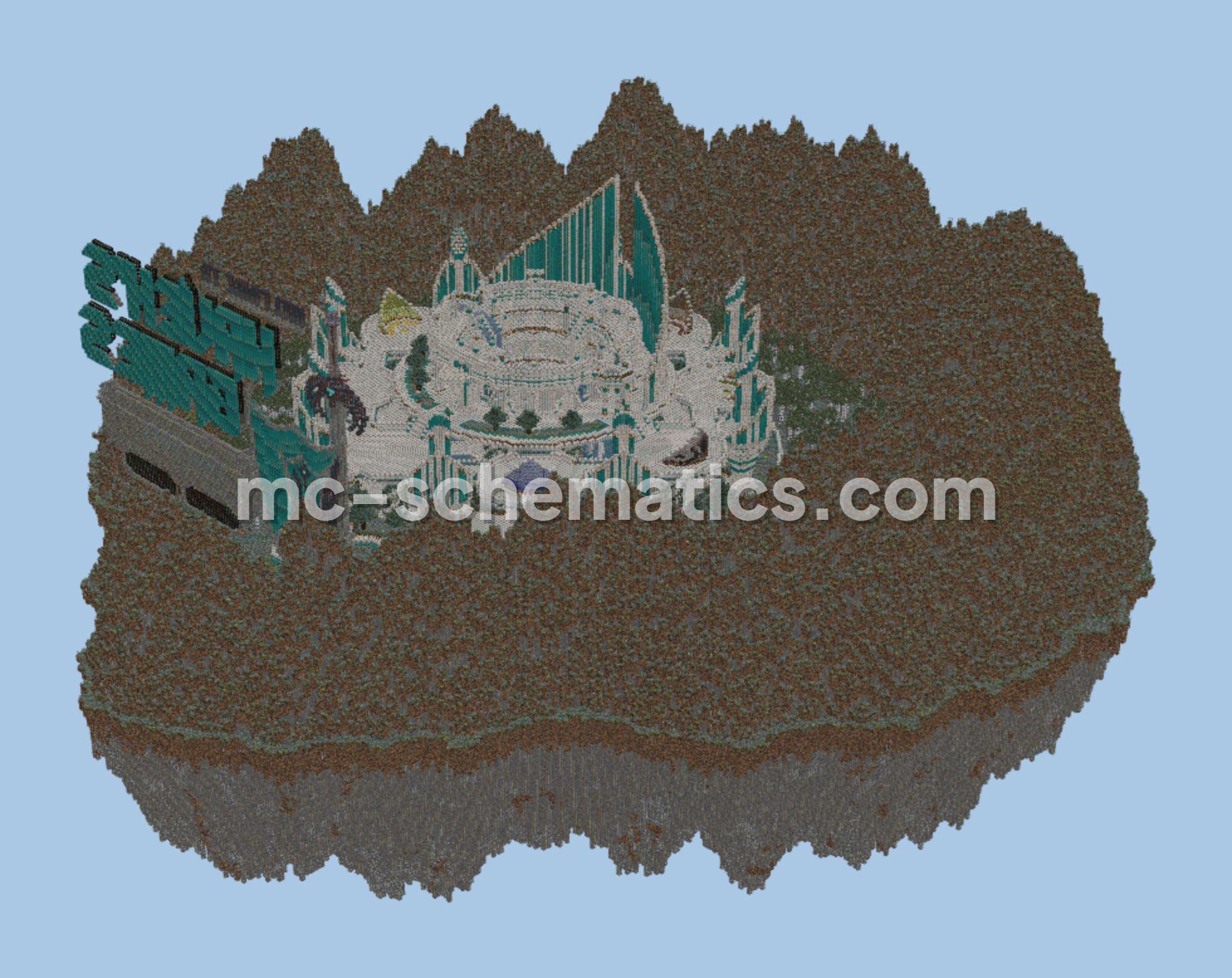 Haven's Games Minigame Server Spawn Minecraft schematic preview