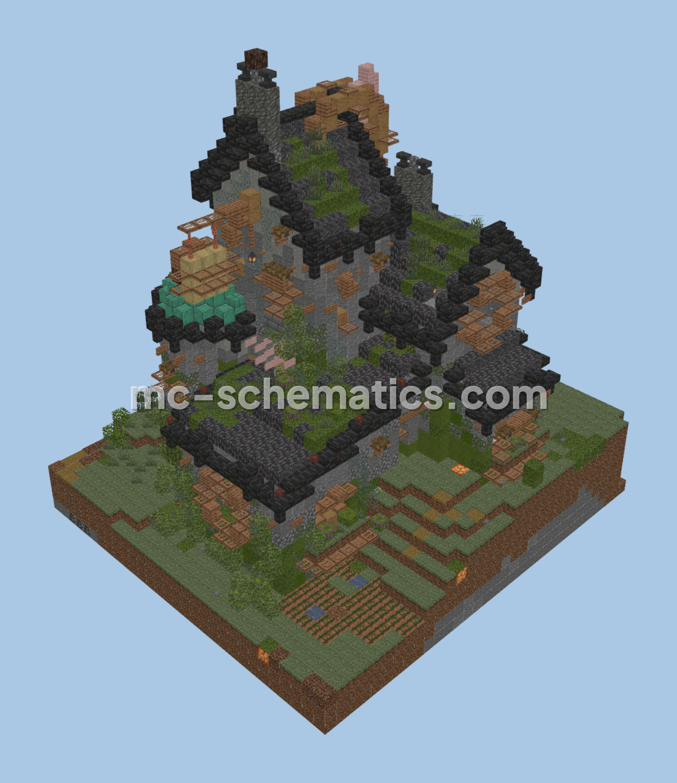 Hermitcraft Season 8 Starter House Minecraft schematic preview