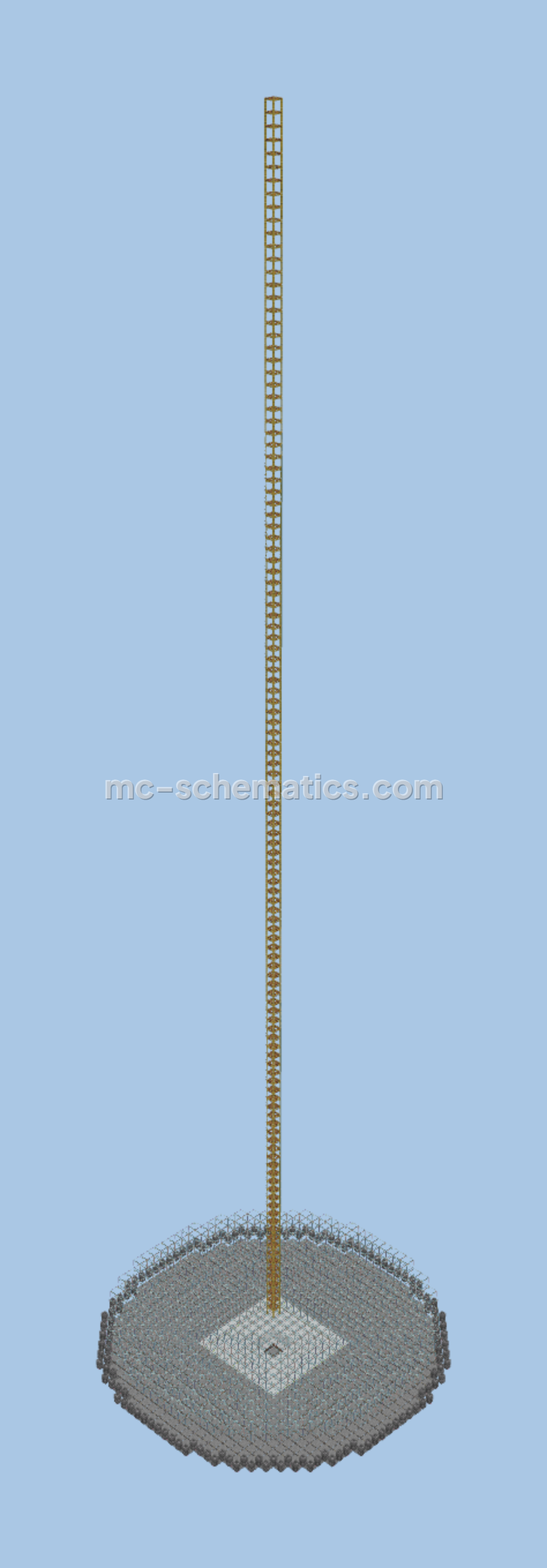 High-Yield Item Farm Minecraft schematic preview