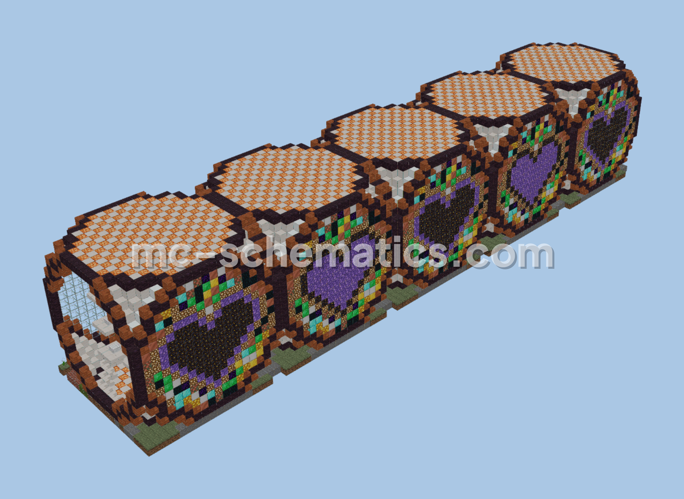 Hobbit Hole Mailroom Minecraft schematic preview