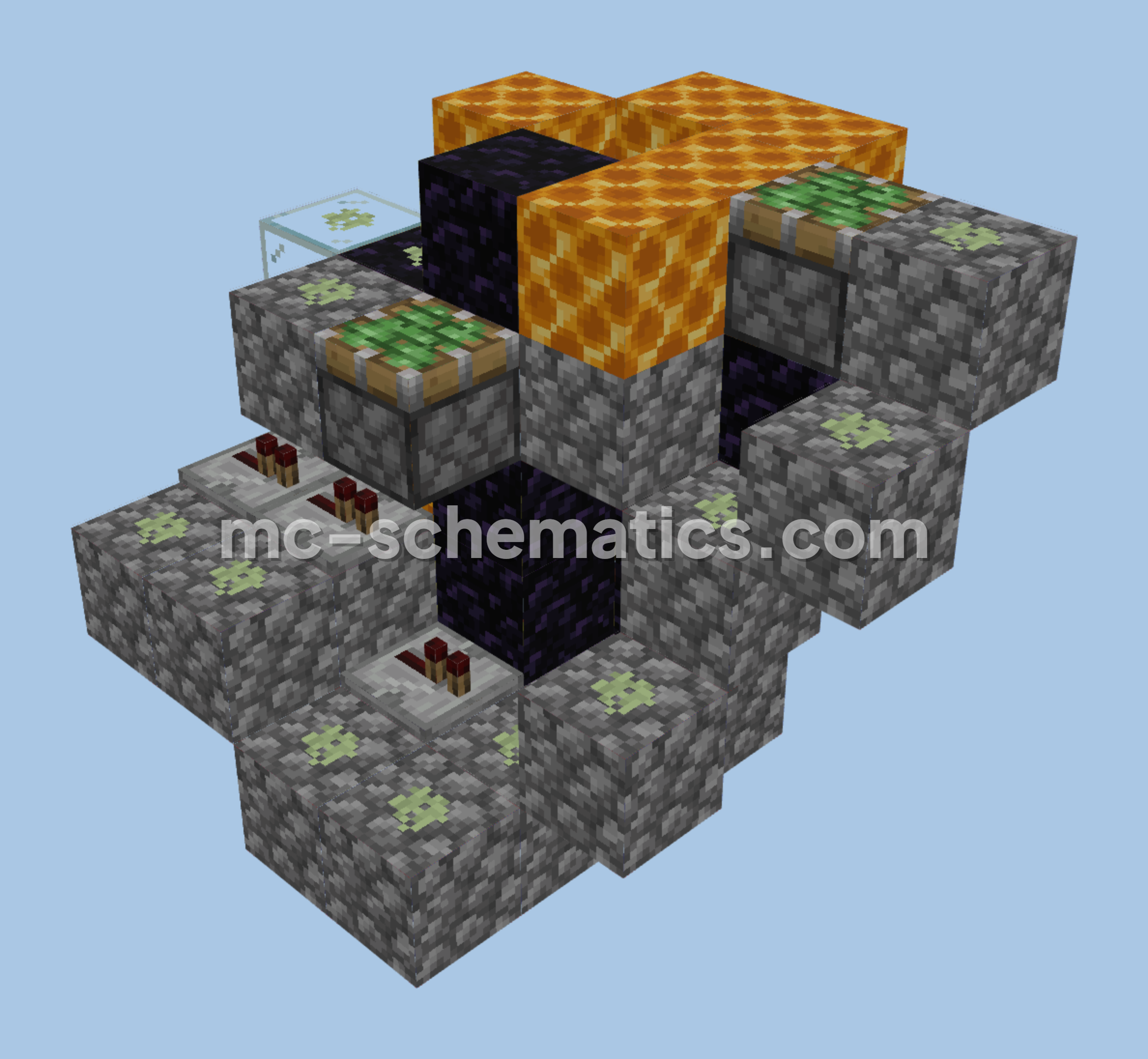 The Honey Trap Minecraft Build Minecraft schematic preview