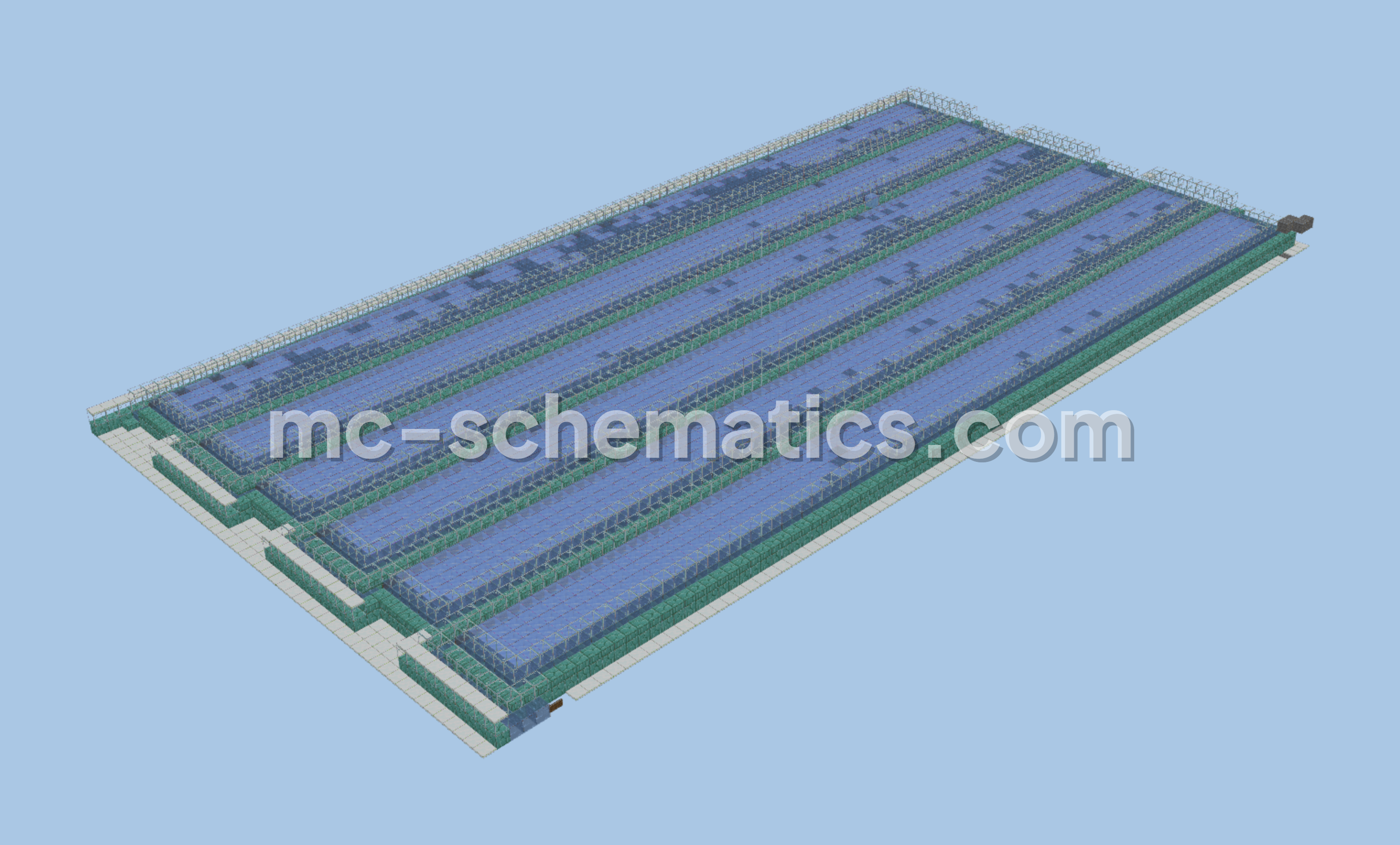 Ice Farm Design Minecraft schematic preview