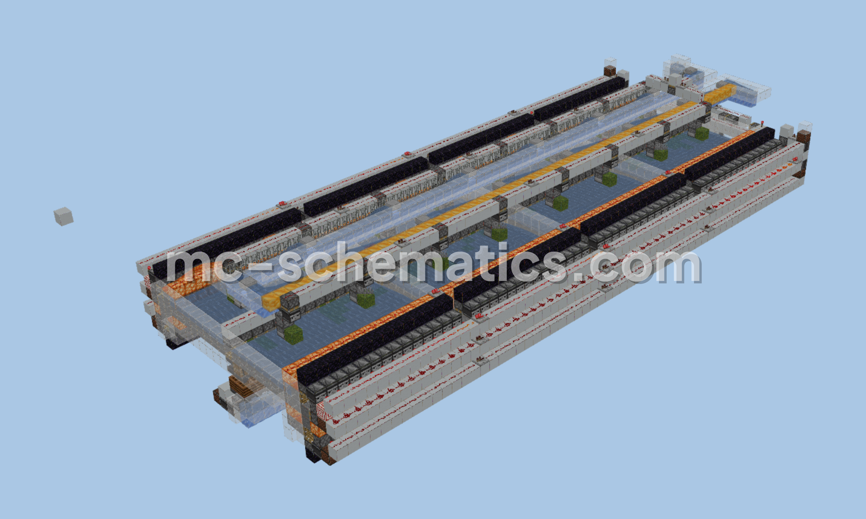 ilmango's Advanced Moss Farm Minecraft schematic preview