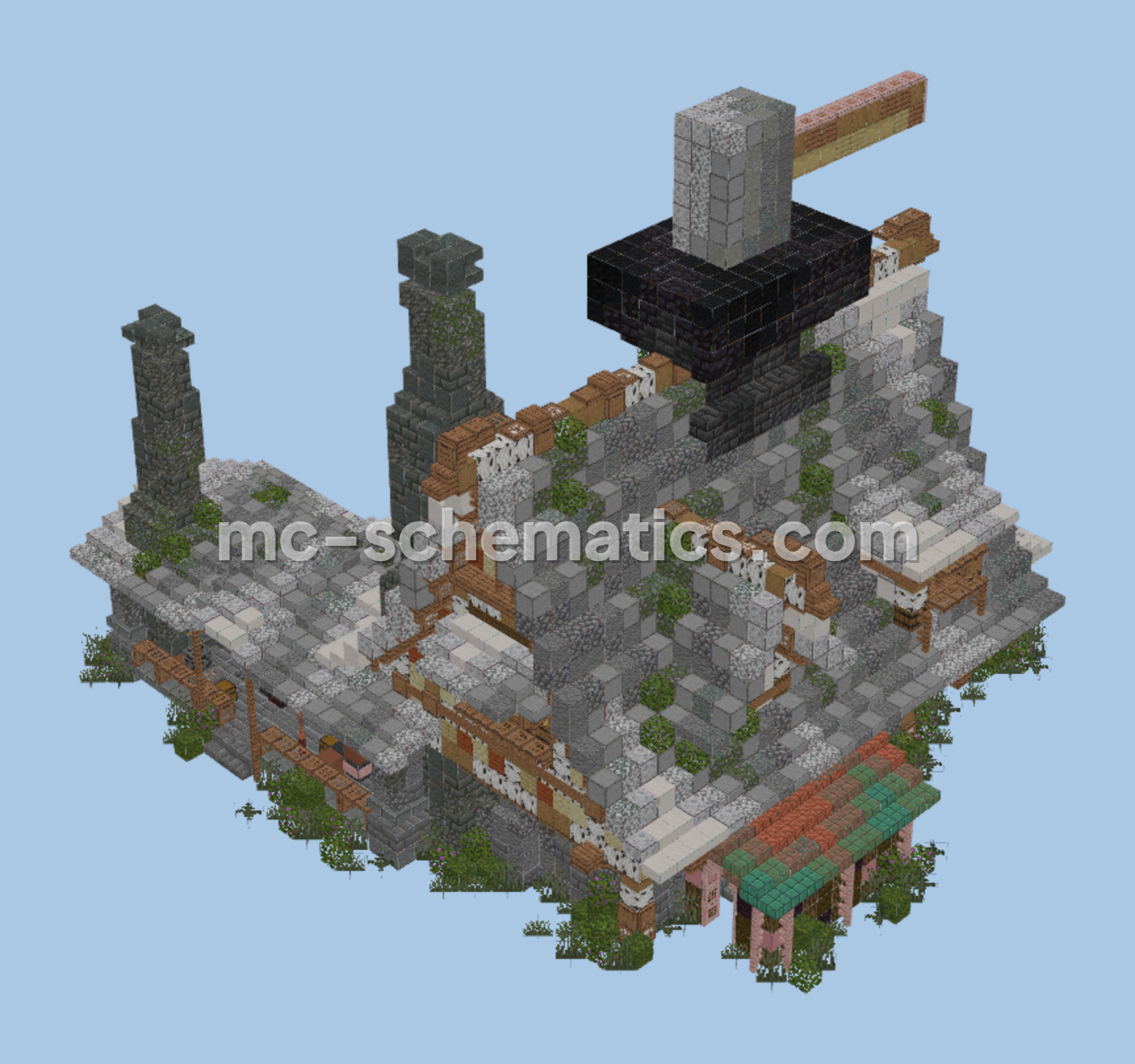 Imposing Blacksmith Workshop Minecraft schematic preview